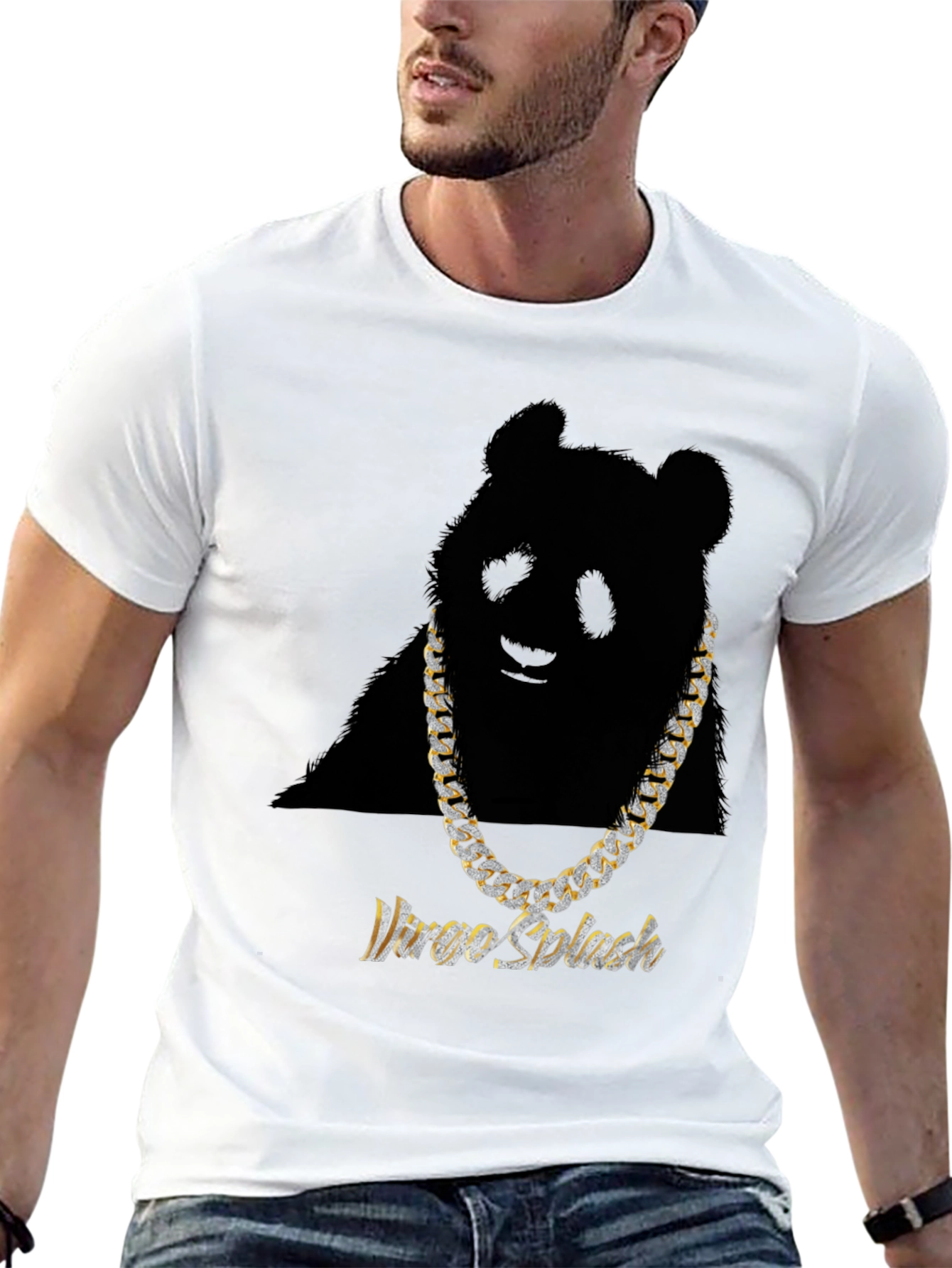 Panda Bling Graphic Tee