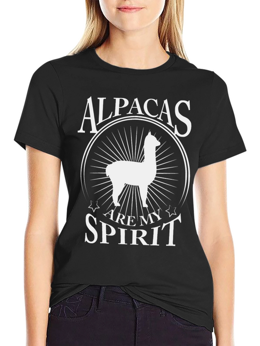 Alpacas Are My Spirit Animal Graphic T-Shirt
