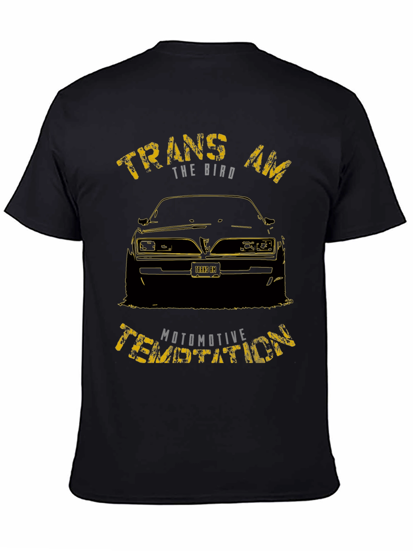 Trans Am Car Graphic Black T-Shirt
