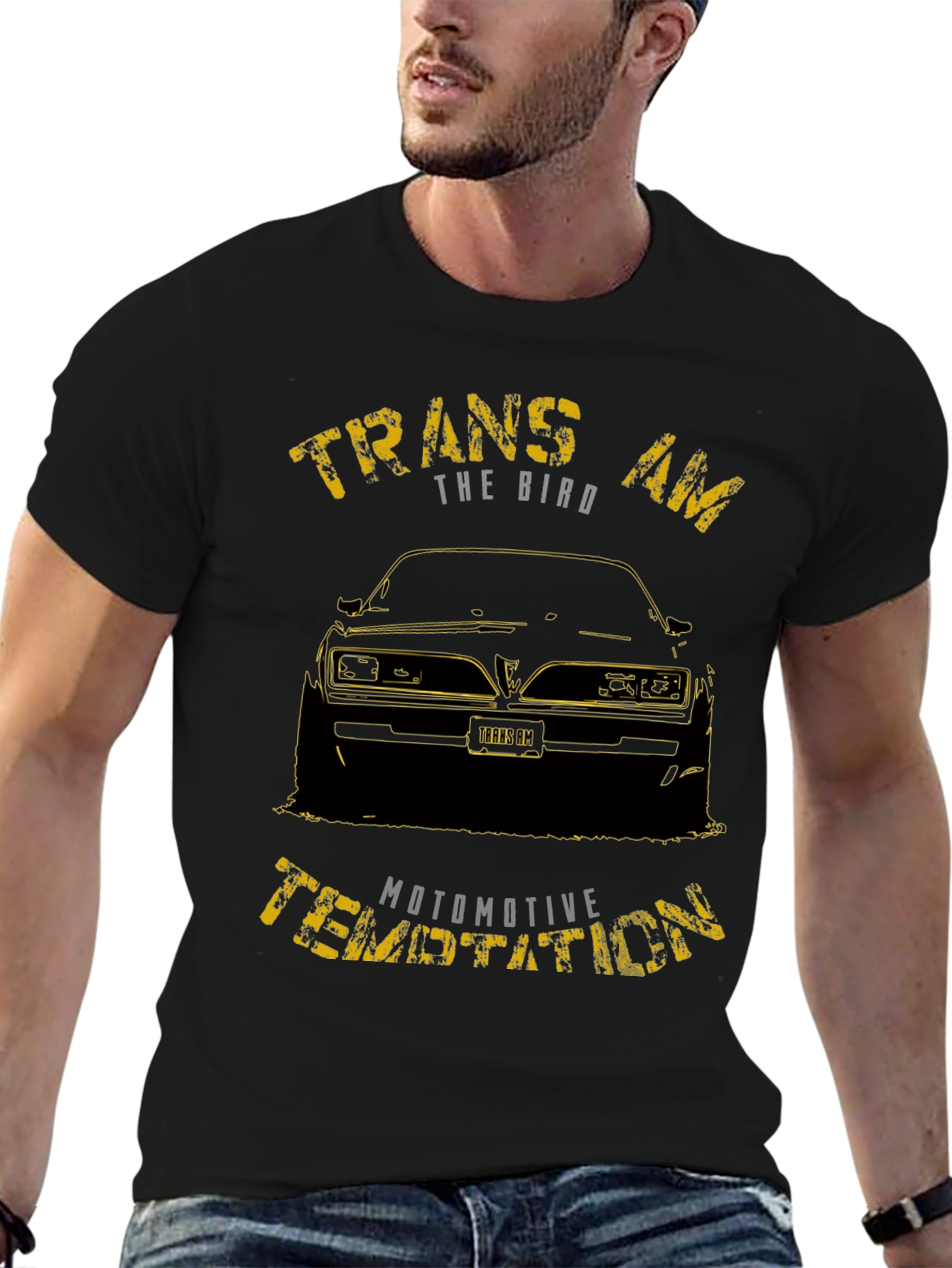 Trans Am Car Graphic Black T-Shirt