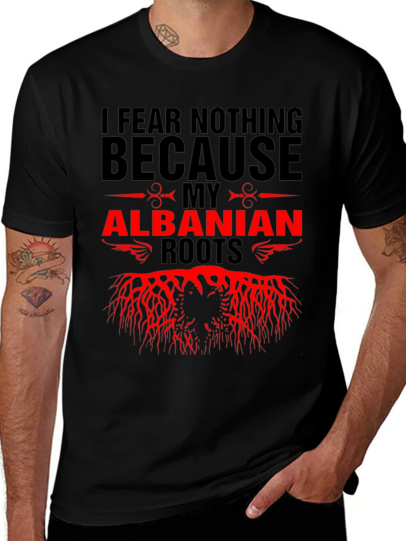 Albanian Roots Graphic Tee