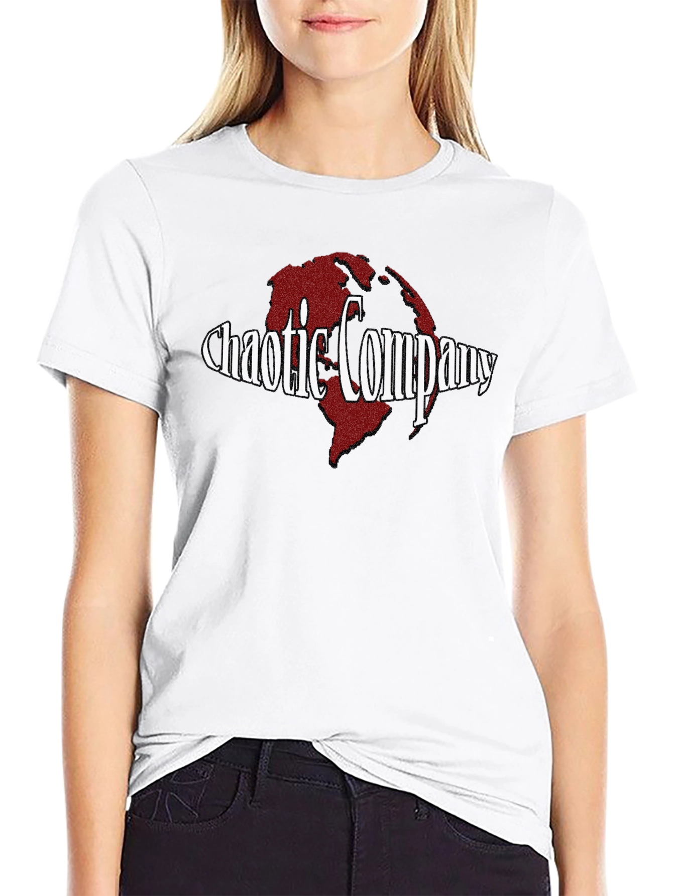 Chaotic Company Black Graphic Tee