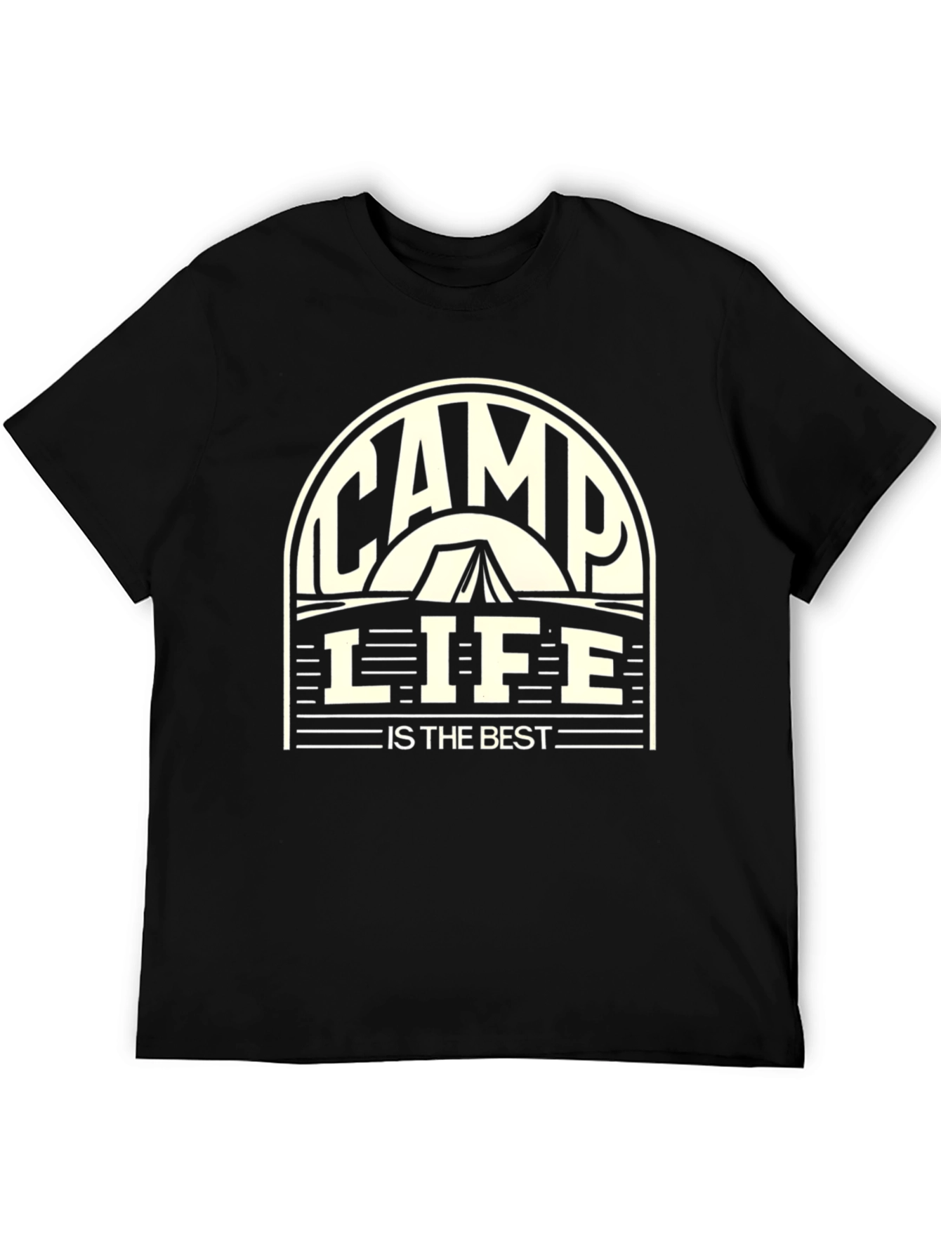 Camp Life is the Best Black T-Shirt