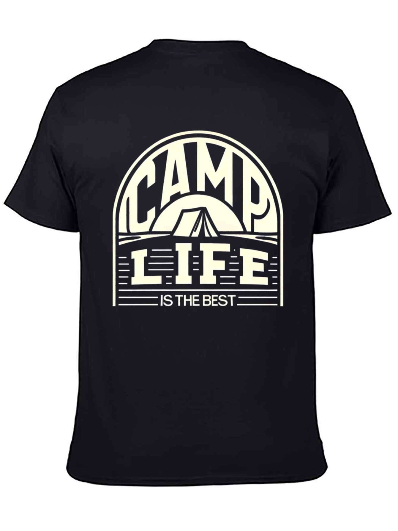 Camp Life is the Best Black T-Shirt
