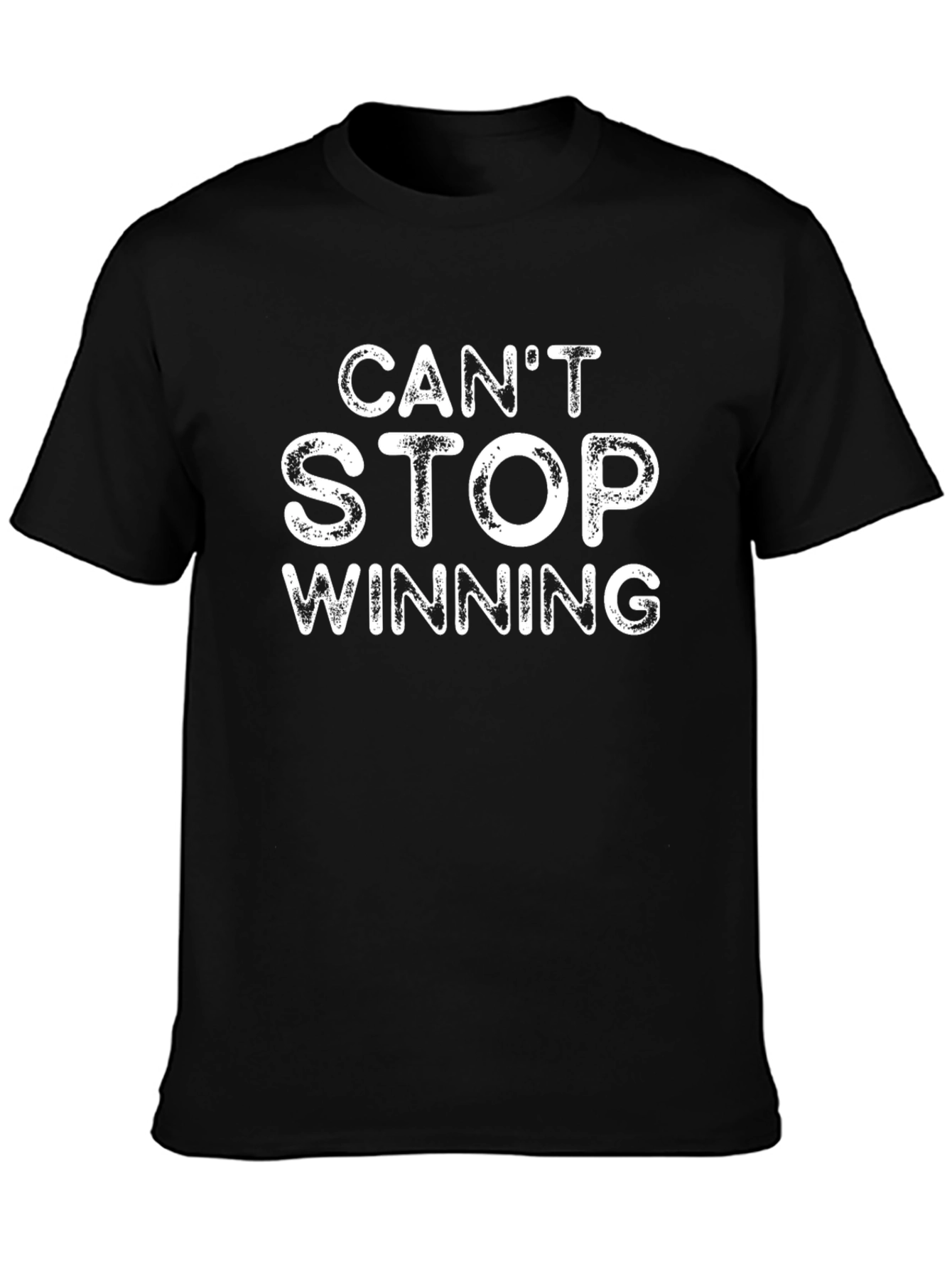 Cant Stop Winning Graphic T-Shirt - Black