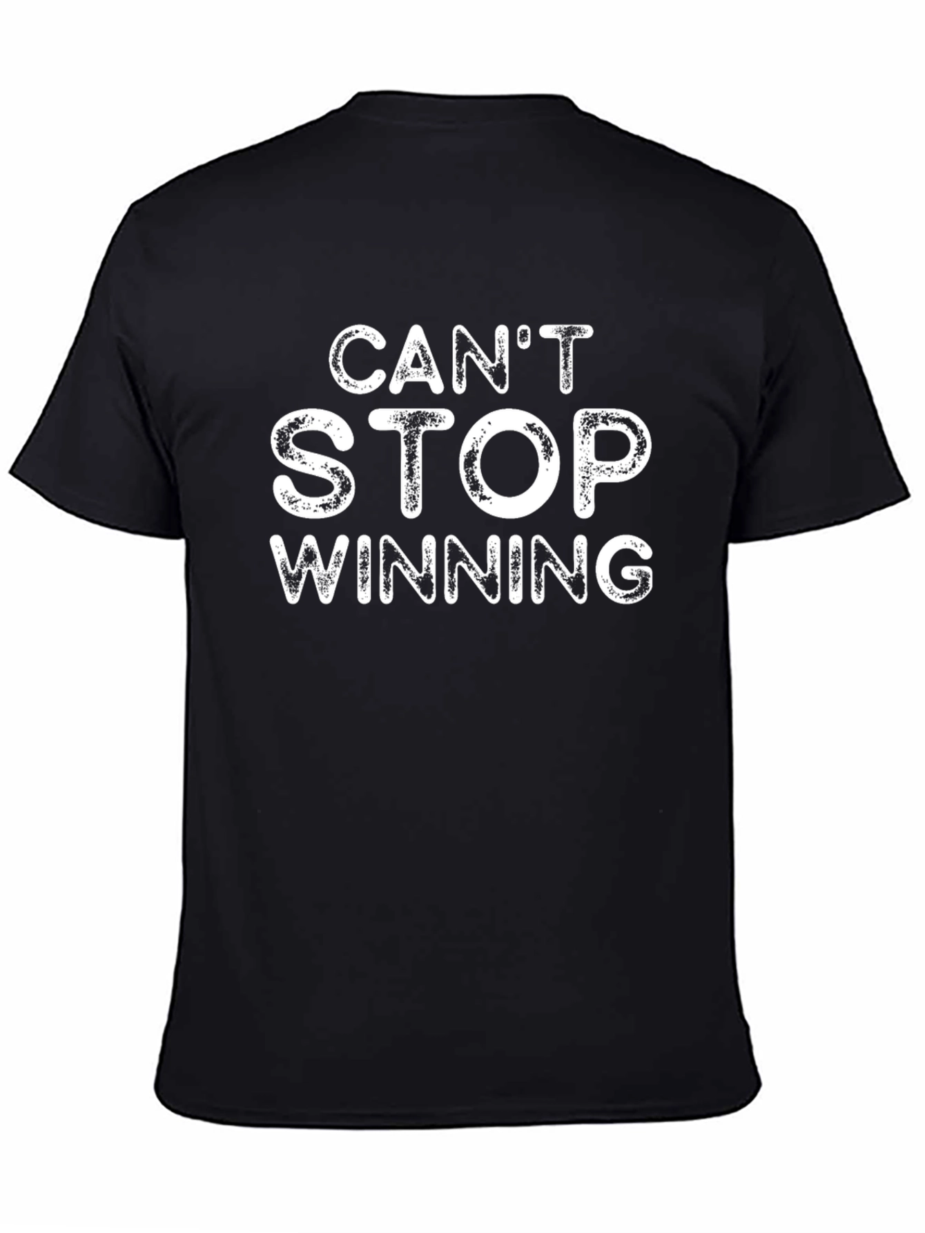 Cant Stop Winning Graphic T-Shirt - Black