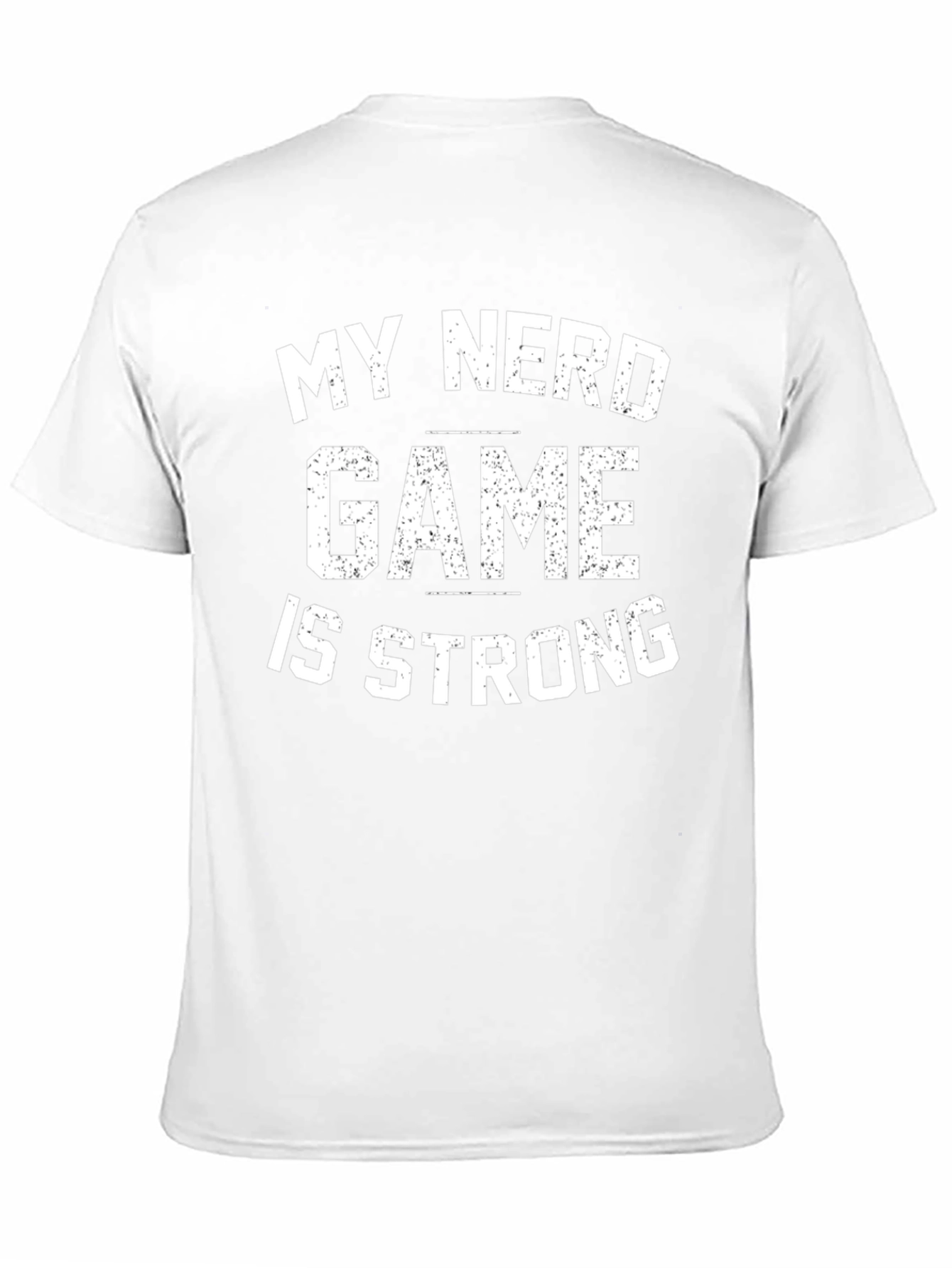 Nerd Game Strong Black Graphic Tee