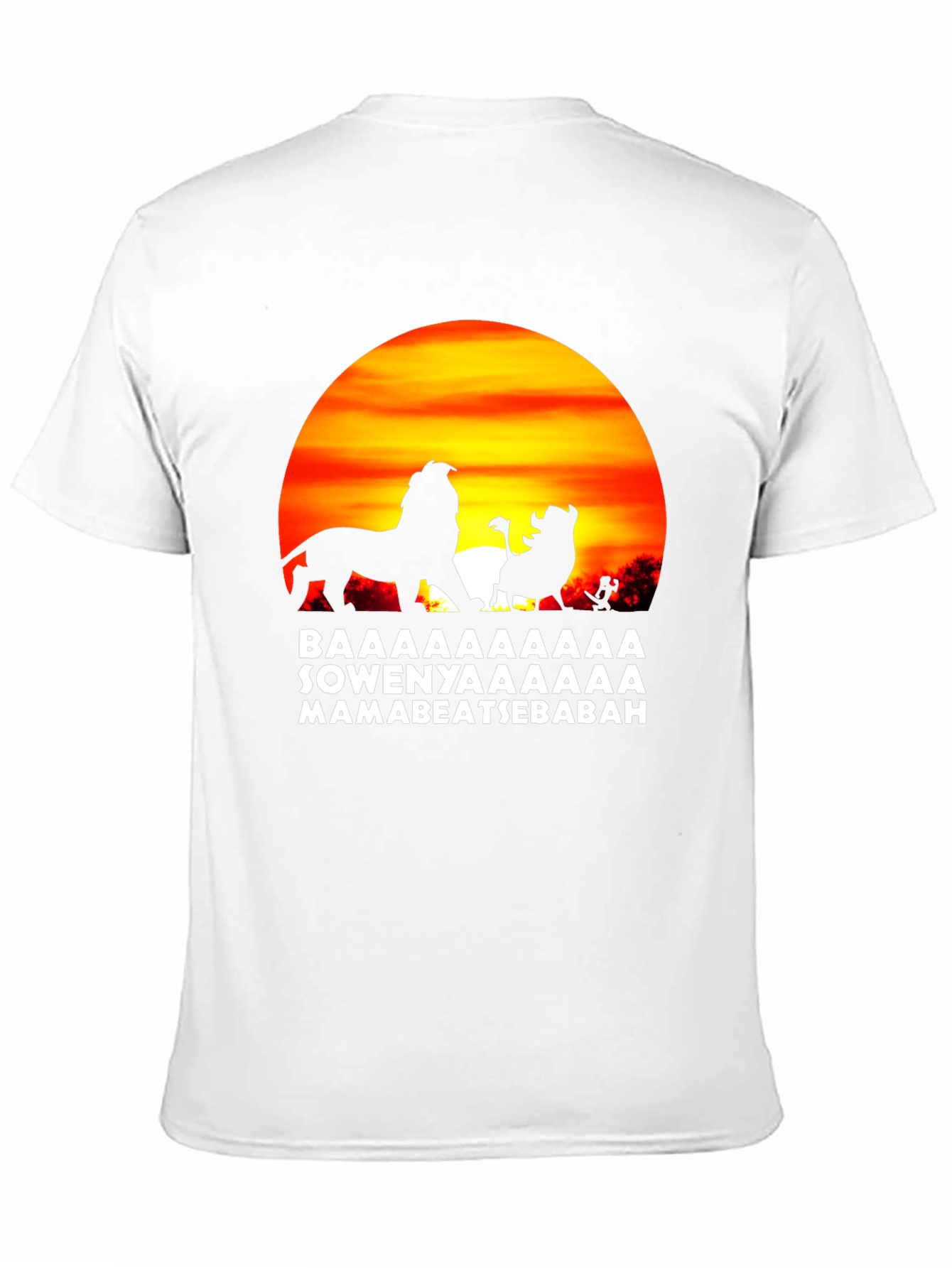 Lion King Hakuna Matata Mens Black T-Shirt