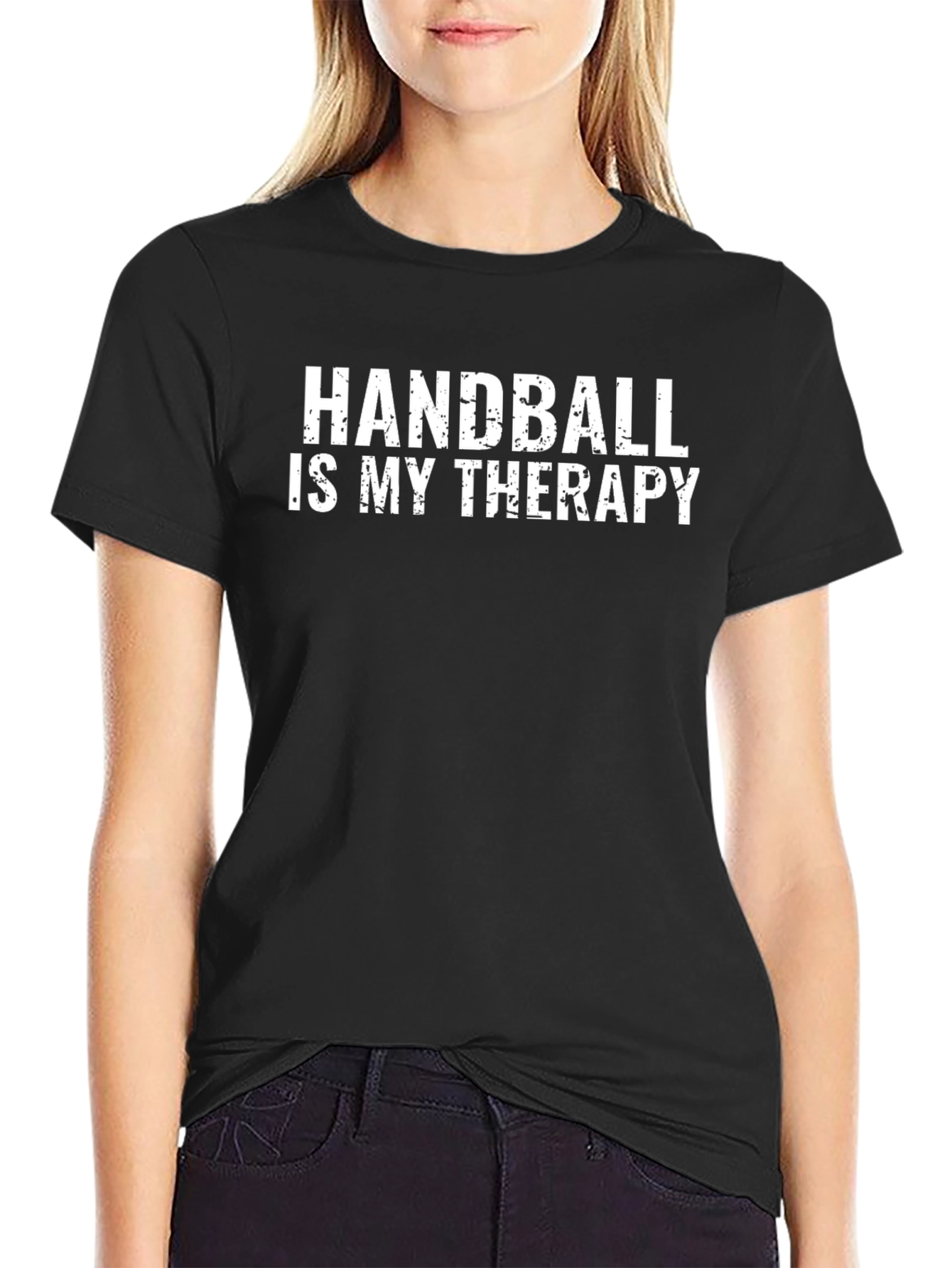 Handball Is My Therapy Graphic Tee