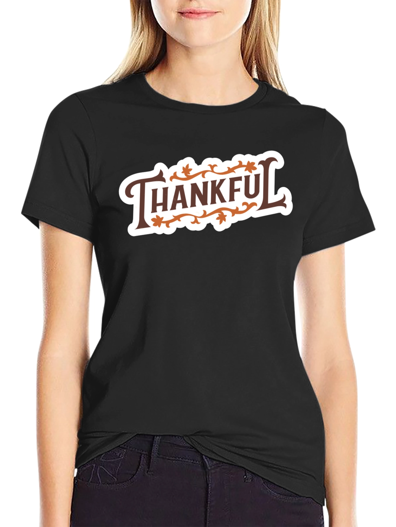 Thankful T-Shirt Fall Thanksgiving Holiday Shirt