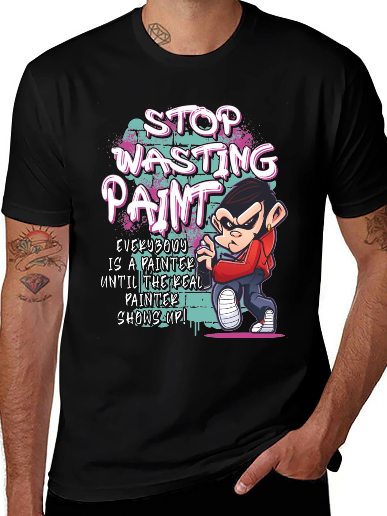 Stop Wasting Paint Graphic Tee