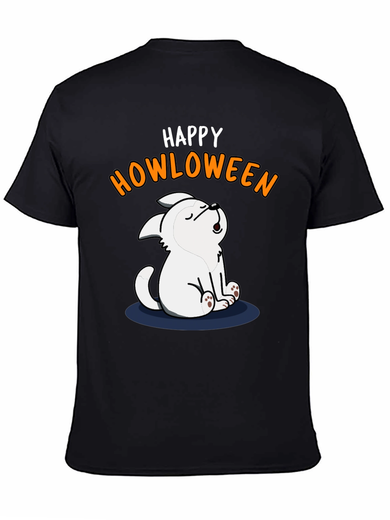 Happy Howloween T-Shirt - Spooky Cute Dog Halloween Tee