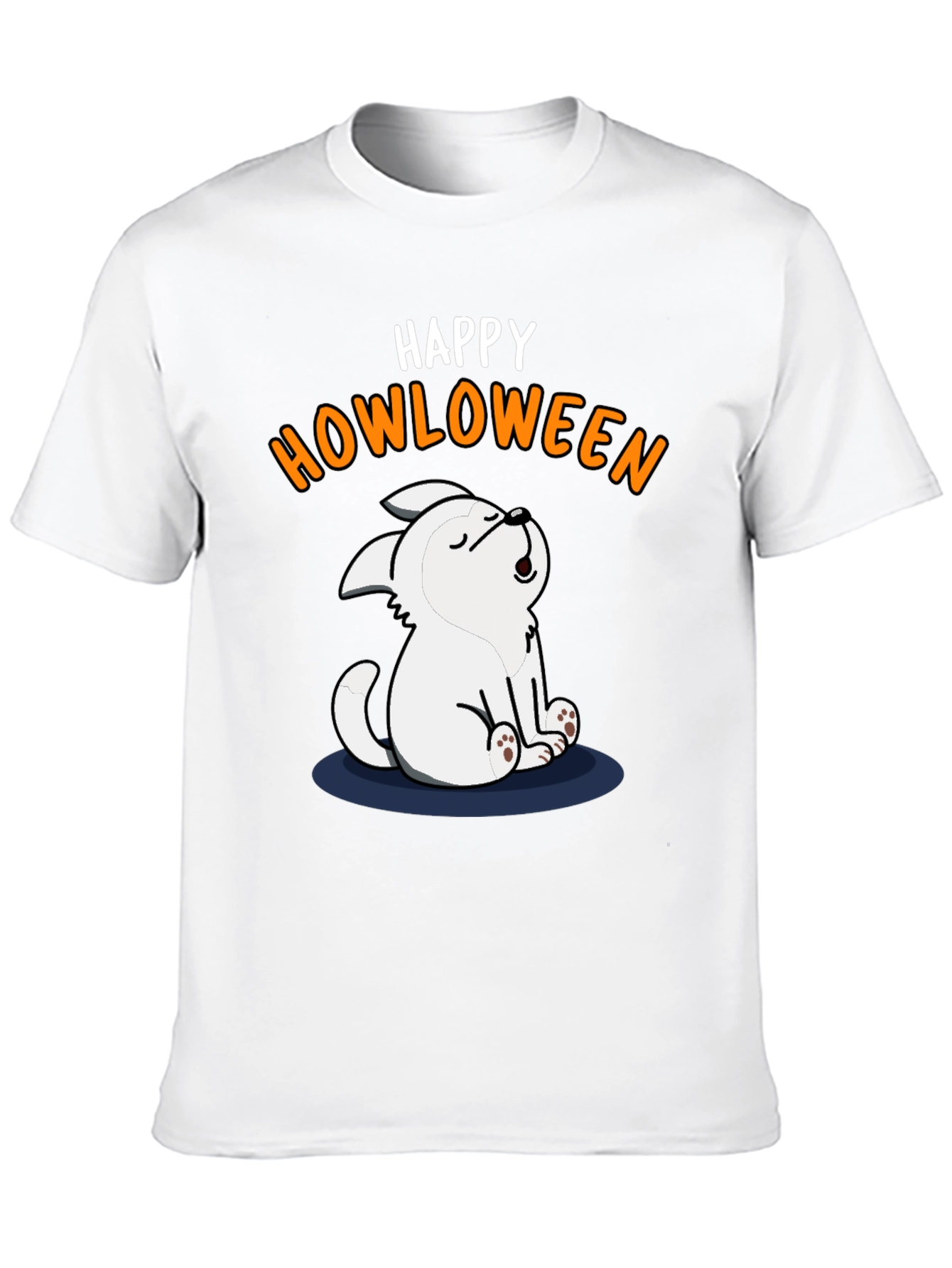 Happy Howloween T-Shirt - Spooky Cute Dog Halloween Tee
