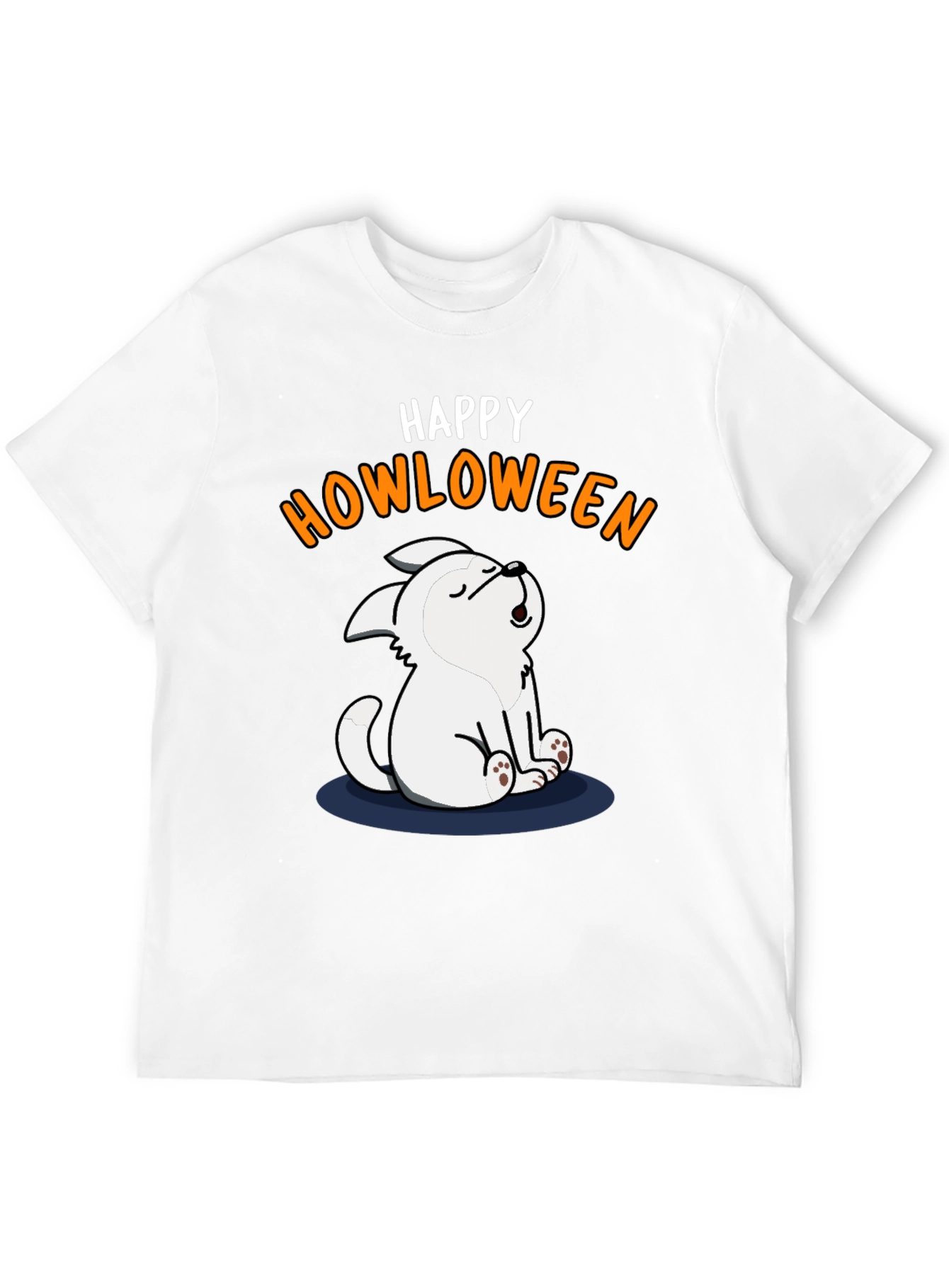 Happy Howloween T-Shirt - Spooky Cute Dog Halloween Tee