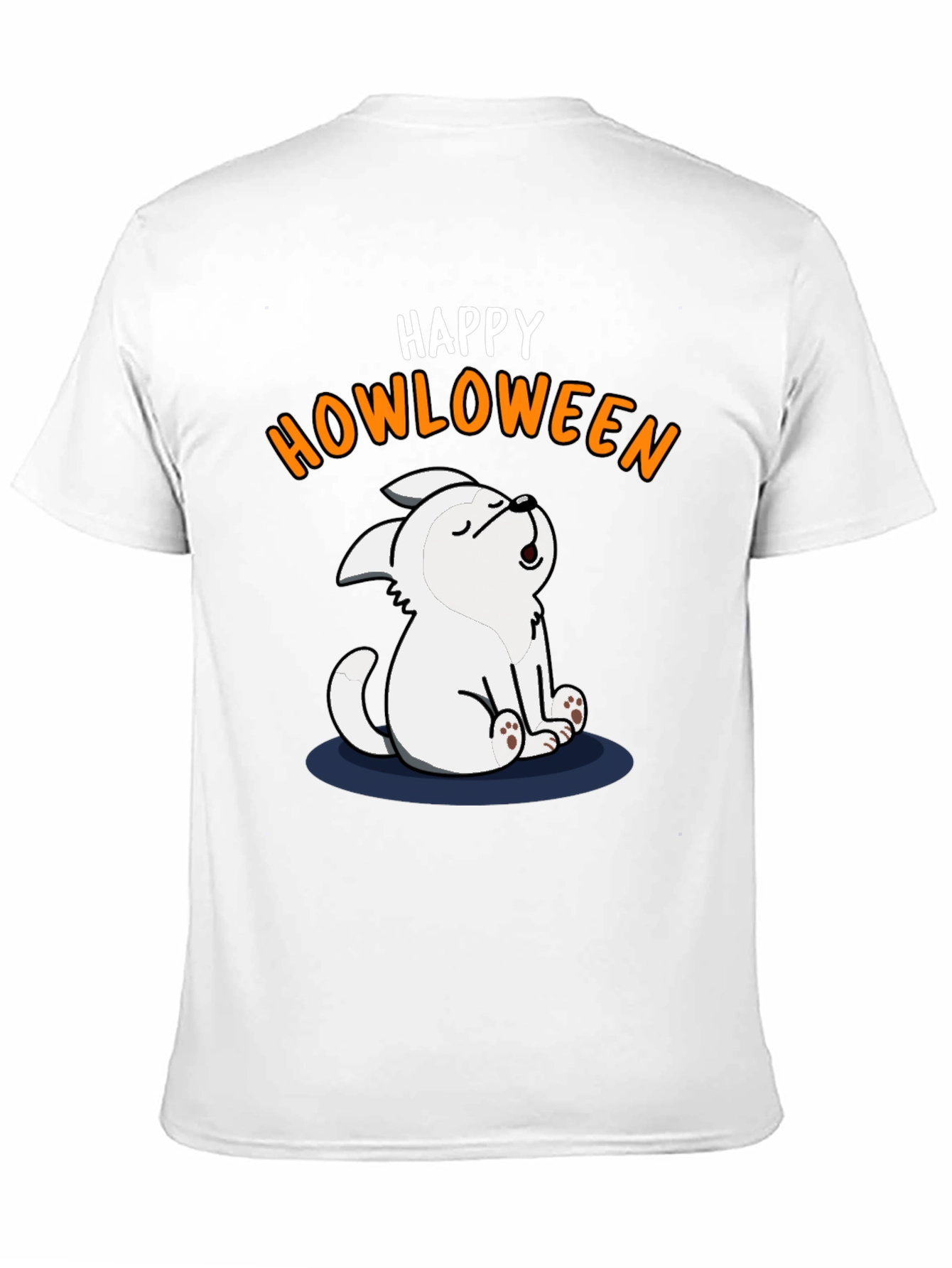 Happy Howloween T-Shirt - Spooky Cute Dog Halloween Tee