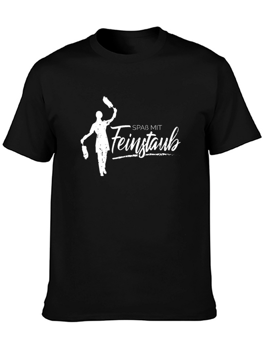 Spass Mit Feinstaub - Funny German Dusting Black T-Shirt