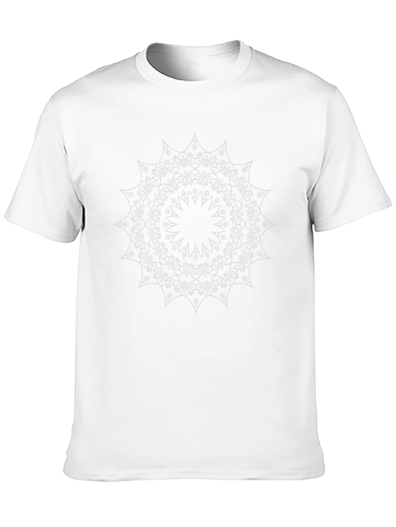 Mandala Graphic Black T-Shirt - Mens Unique Design
