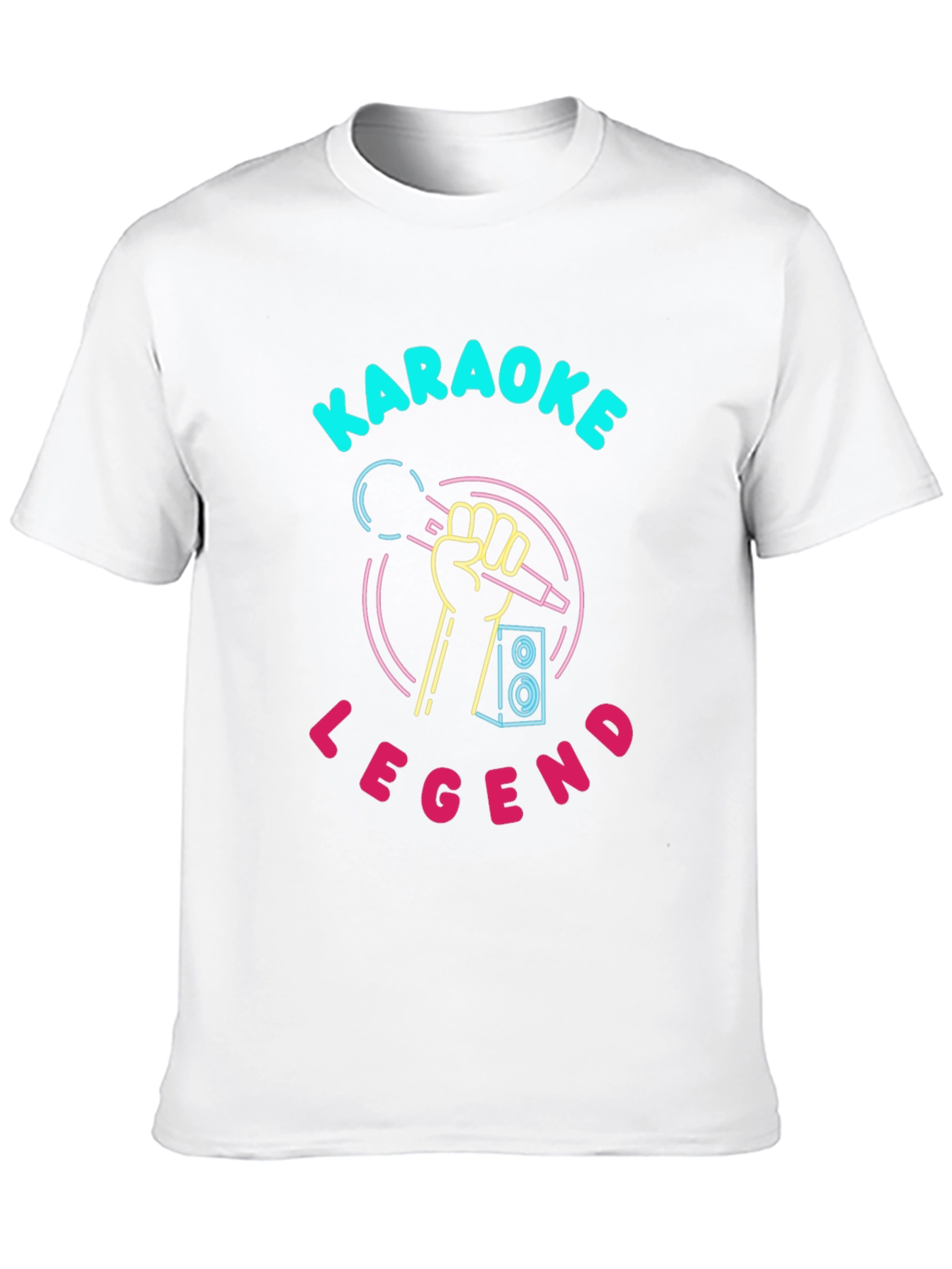 Karaoke Legend T-Shirt - Neon Design
