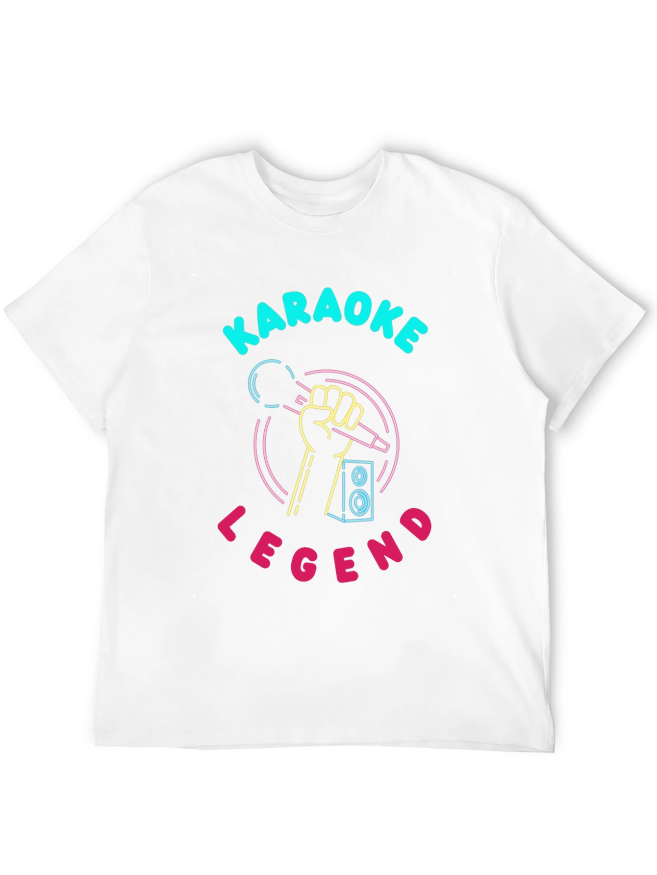 Karaoke Legend T-Shirt - Neon Design
