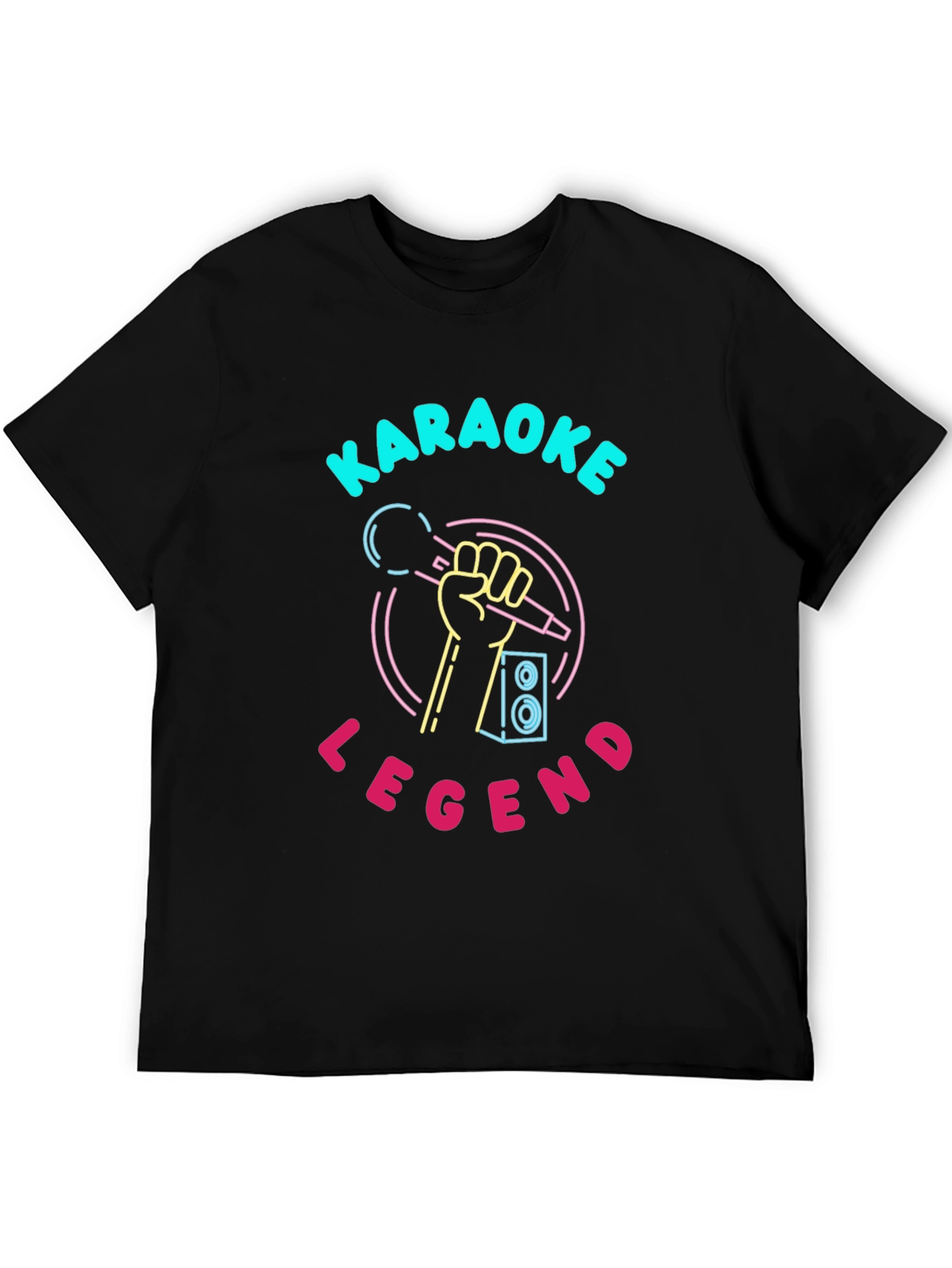 Karaoke Legend T-Shirt - Neon Design