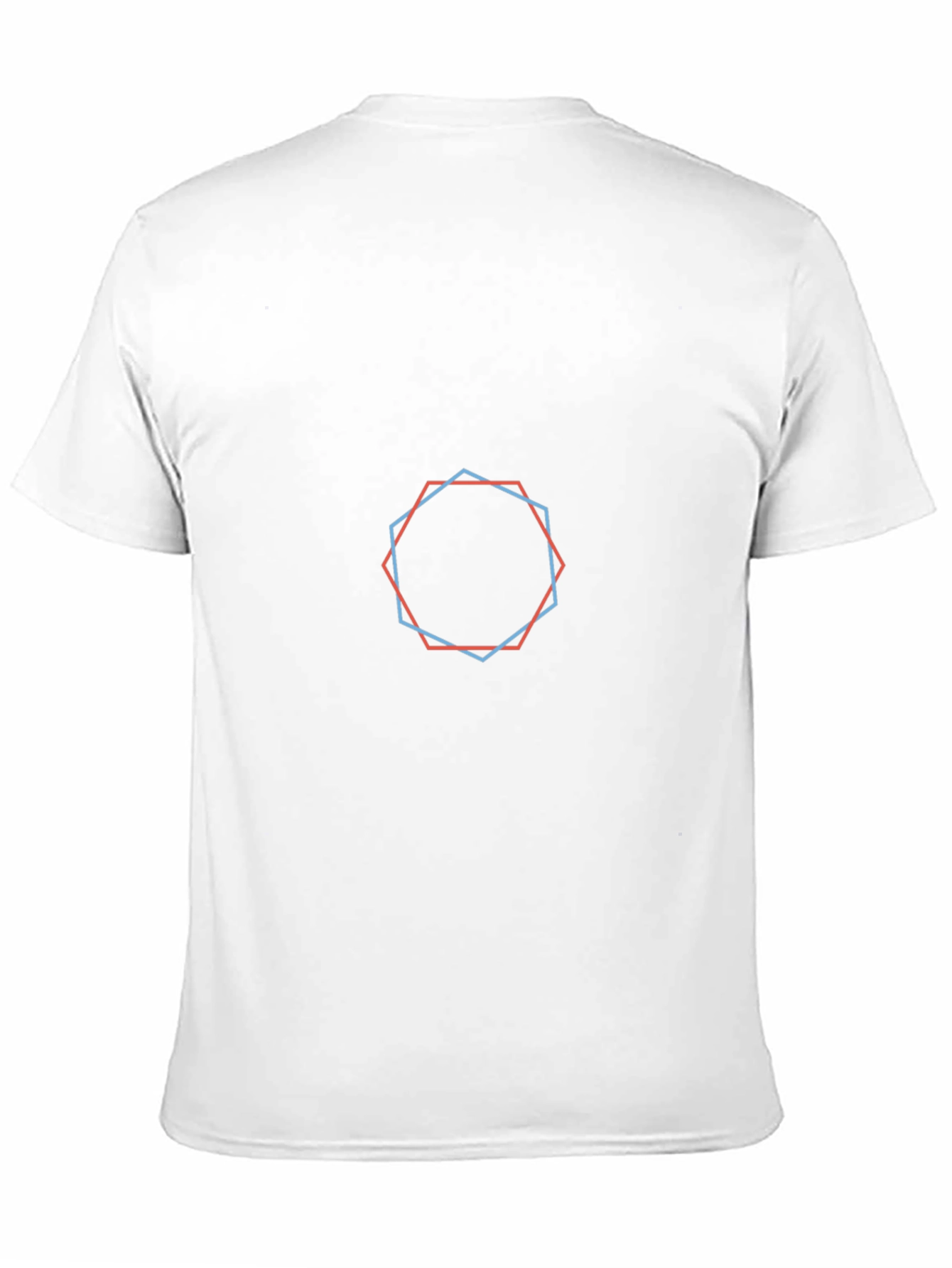 Geometric Design Black T-Shirt