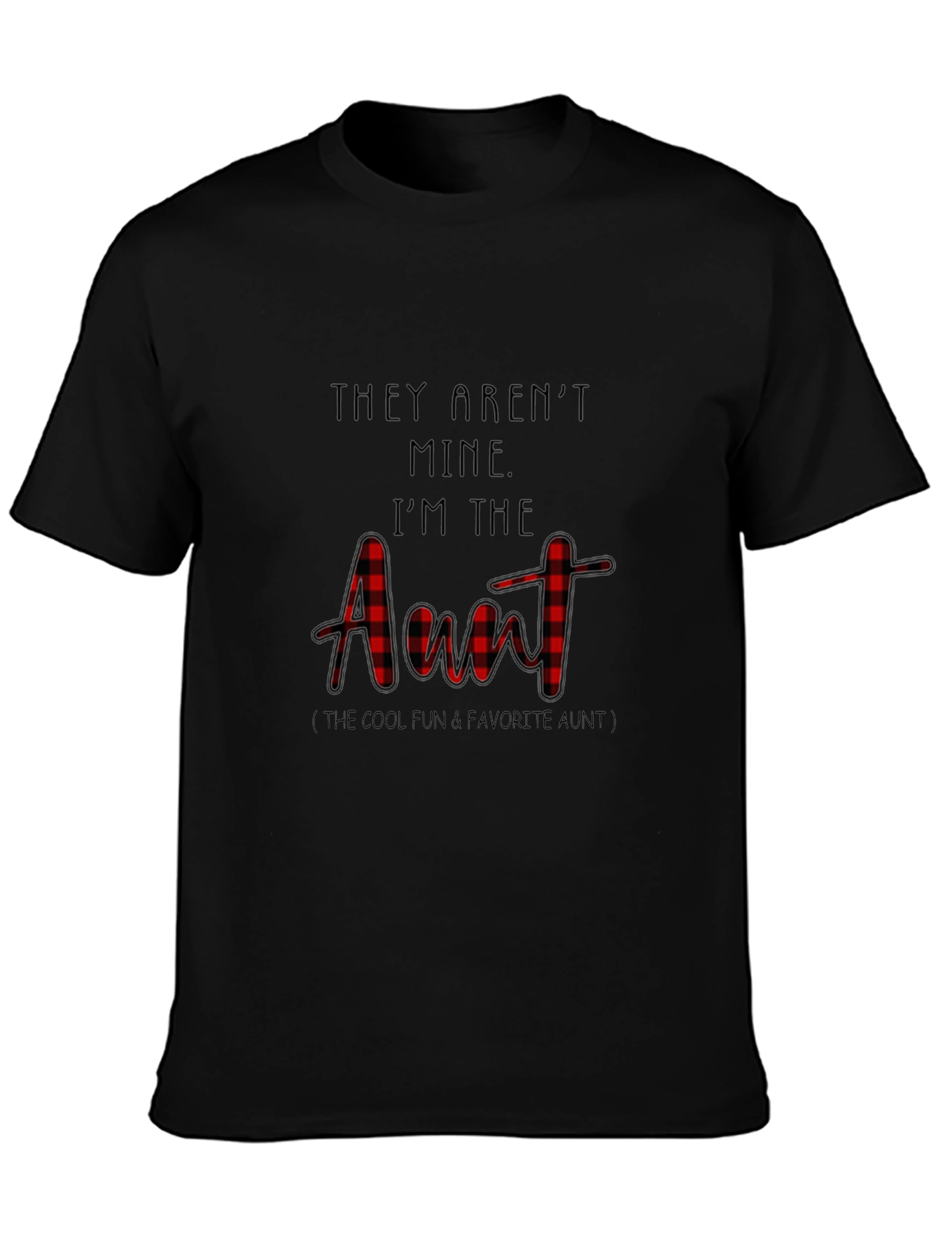 They Arent Mine Im the Aunt T-Shirt