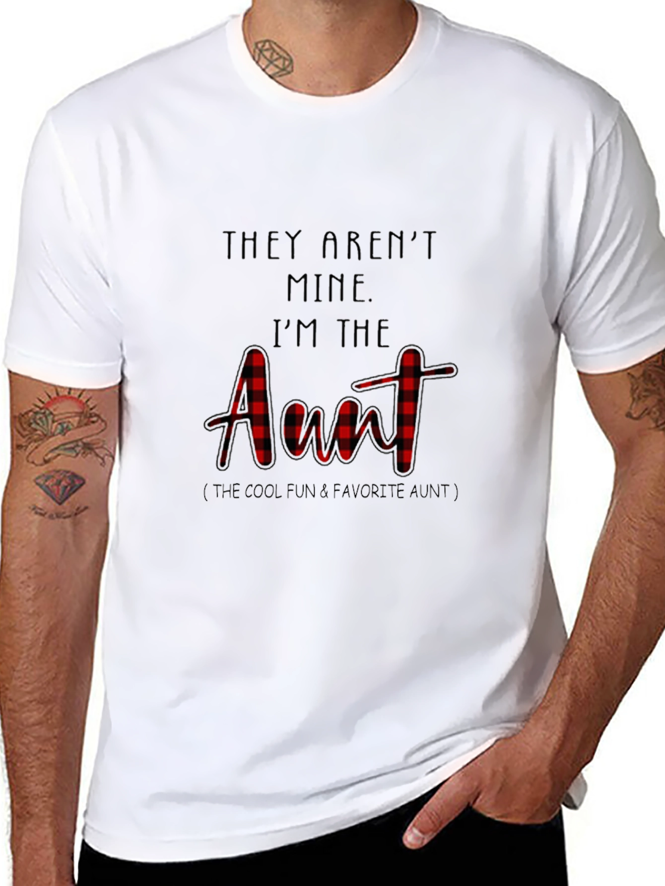 They Arent Mine Im the Aunt T-Shirt