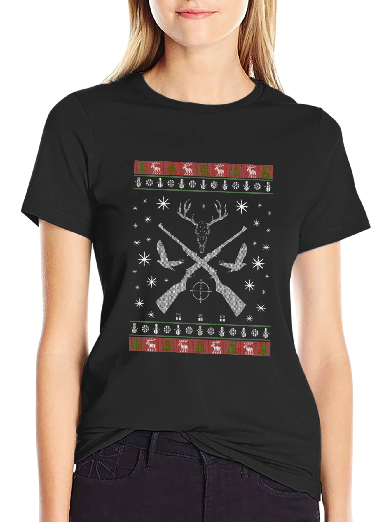 Hunting Ugly Christmas Sweater T-Shirt