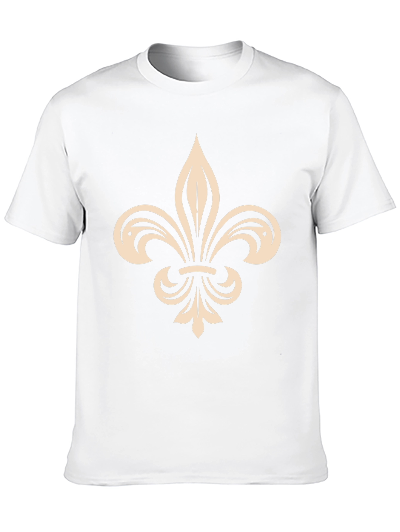 Fleur-de-lis Graphic Tee - Stylish Casual Wear