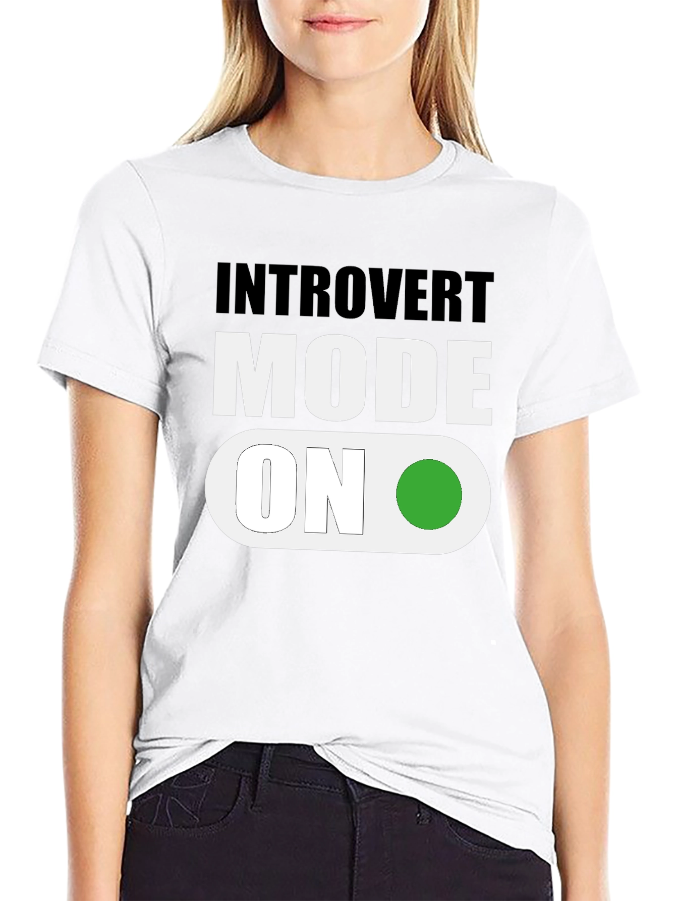 Introvert Mode On T-Shirt - Funny Graphic Tee