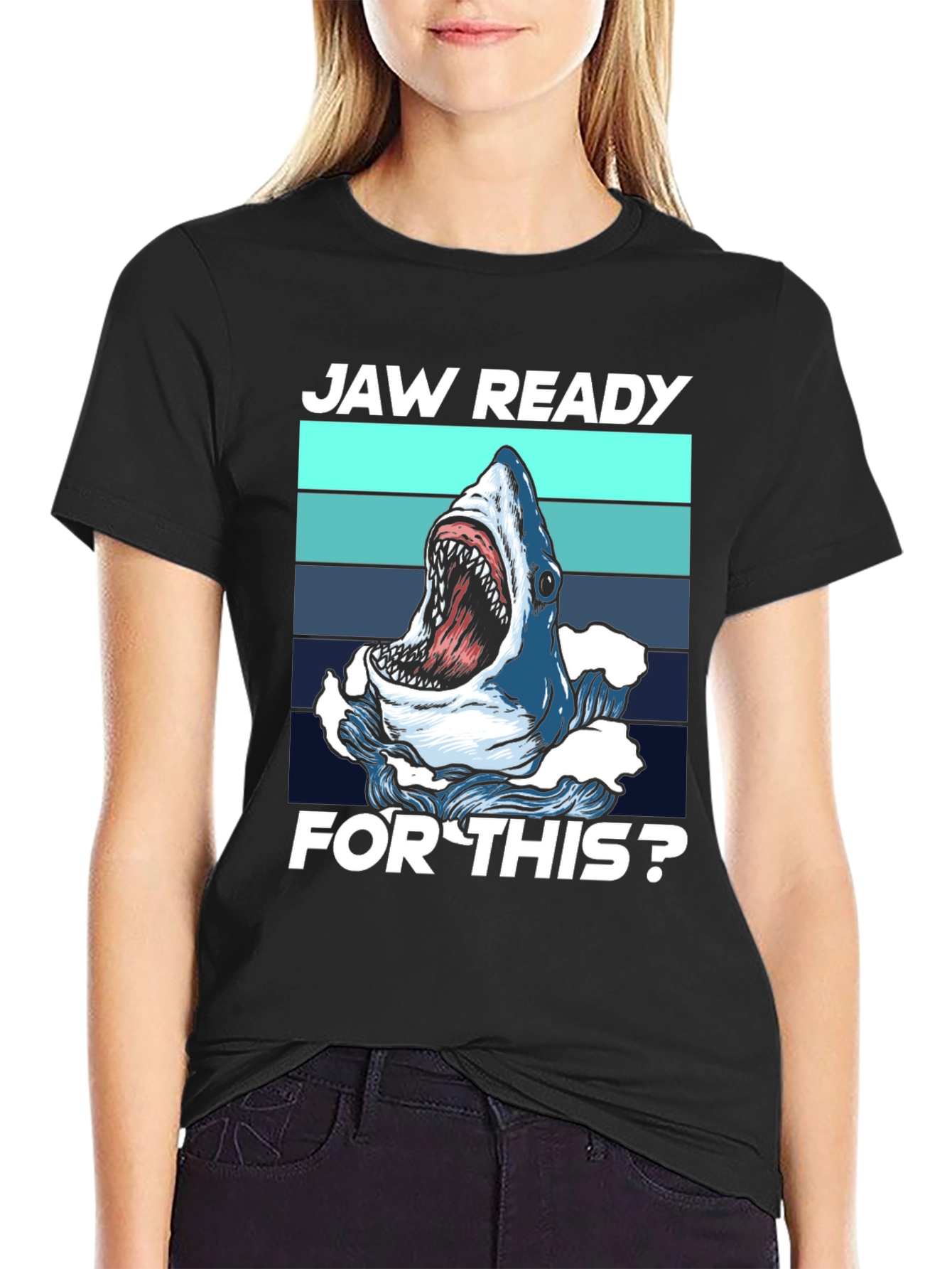 Jaw Ready Shark Graphic Tee