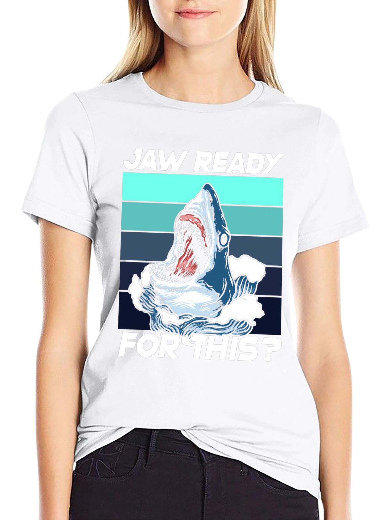 Jaw Ready Shark Graphic Tee
