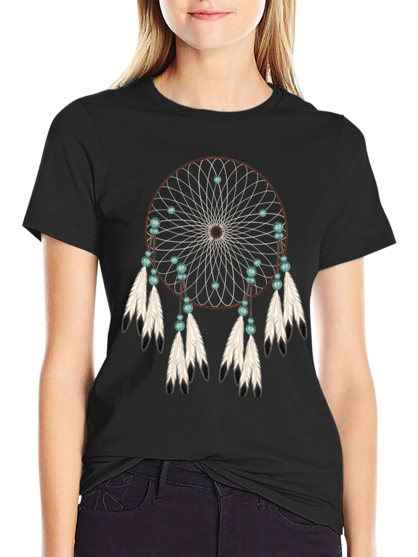 Dreamcatcher Graphic Tee - Boho Style Mens T-Shirt