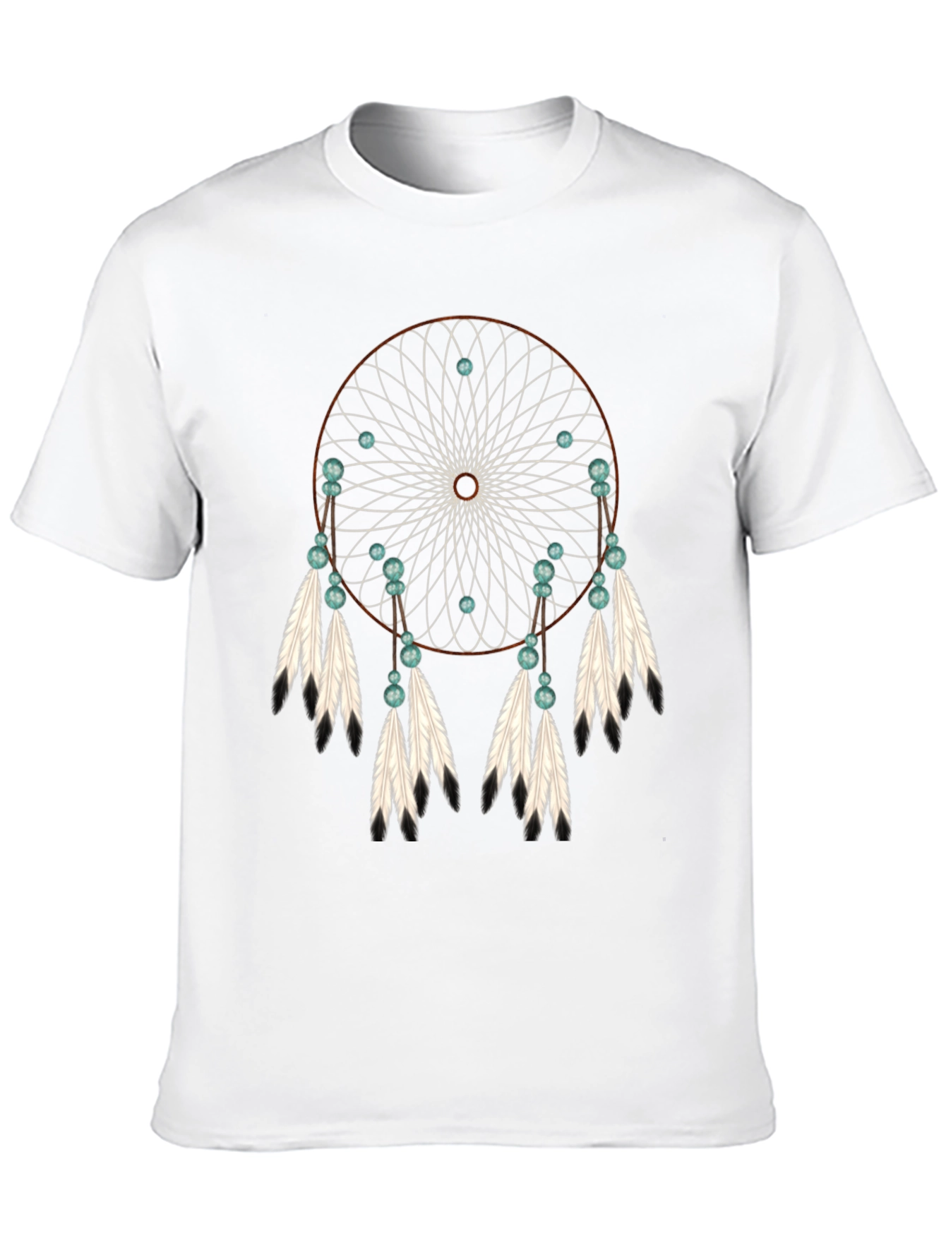 Dreamcatcher Graphic Tee - Boho Style Mens T-Shirt
