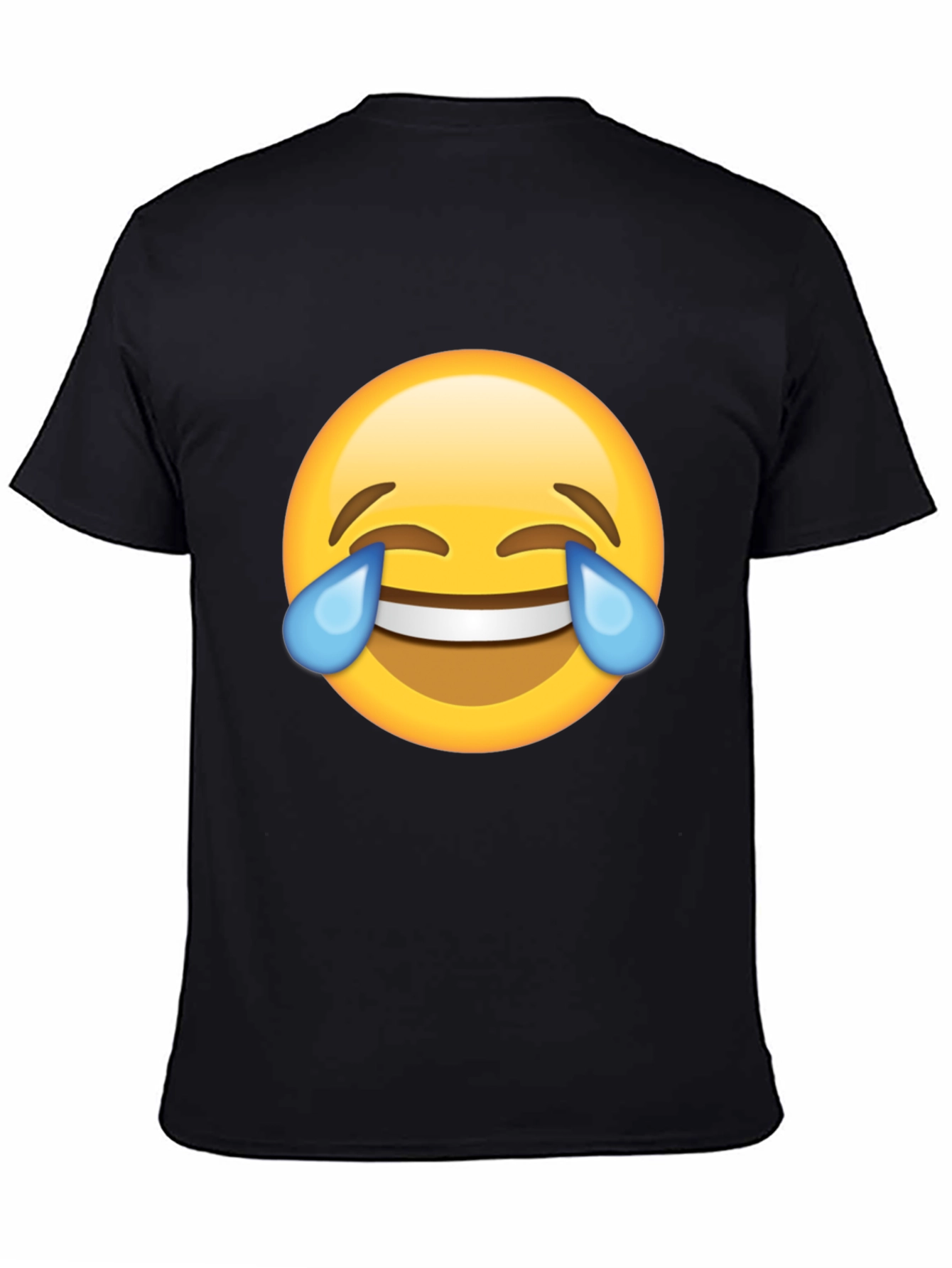 Laughing Emoji Black T-Shirt