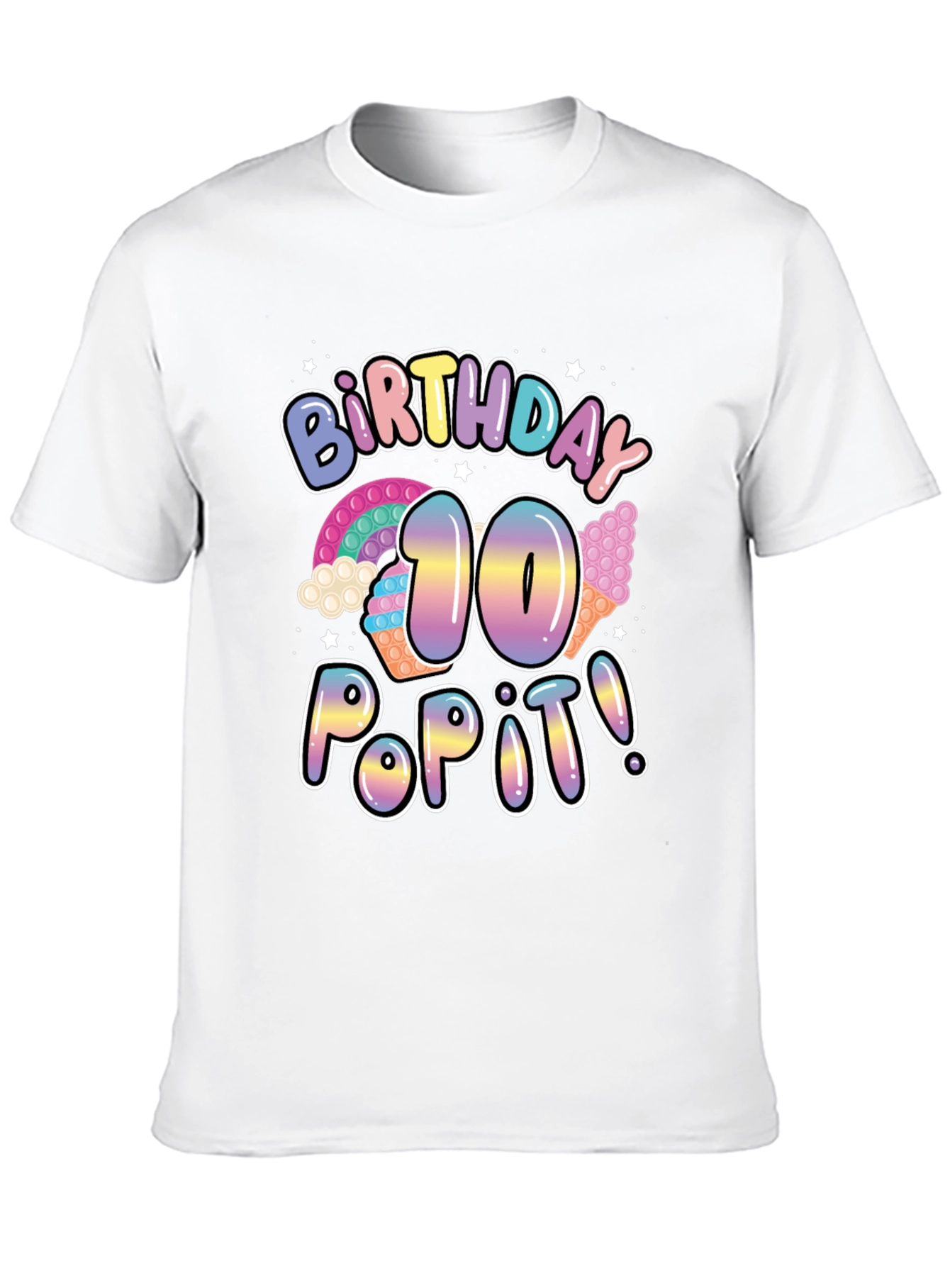 Birthday 10 Pop It T-shirt