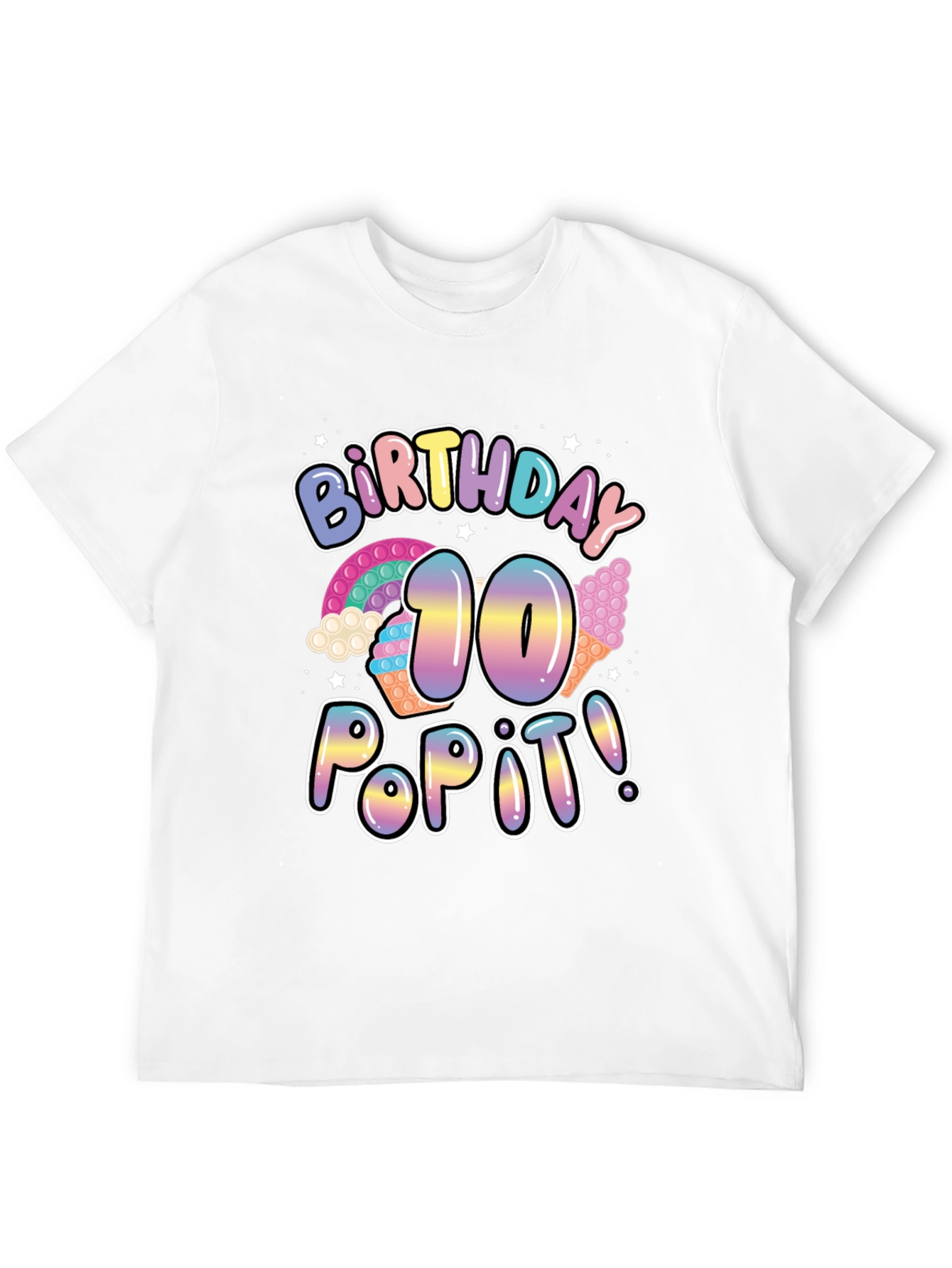 Birthday 10 Pop It T-shirt