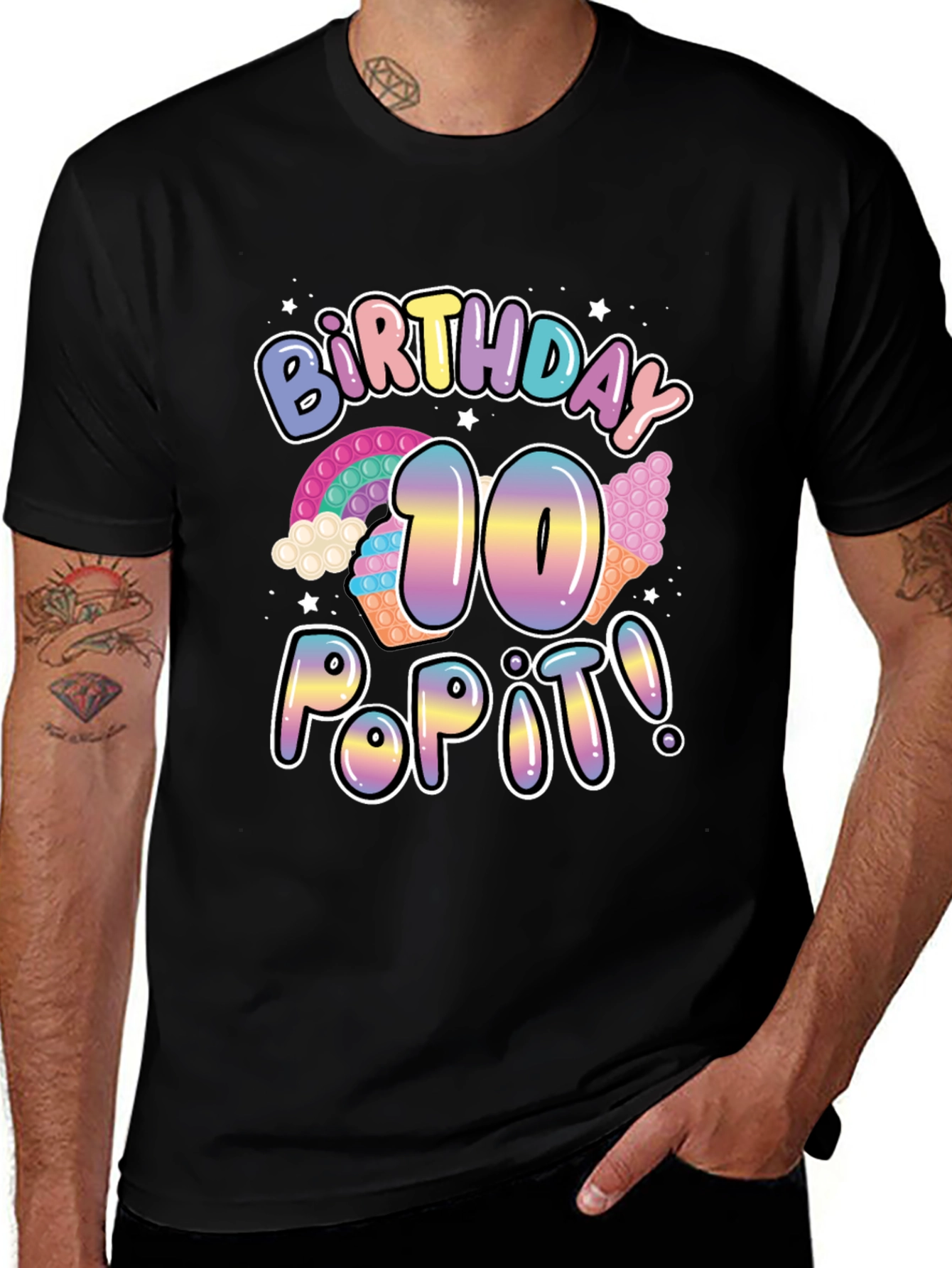Birthday 10 Pop It T-shirt