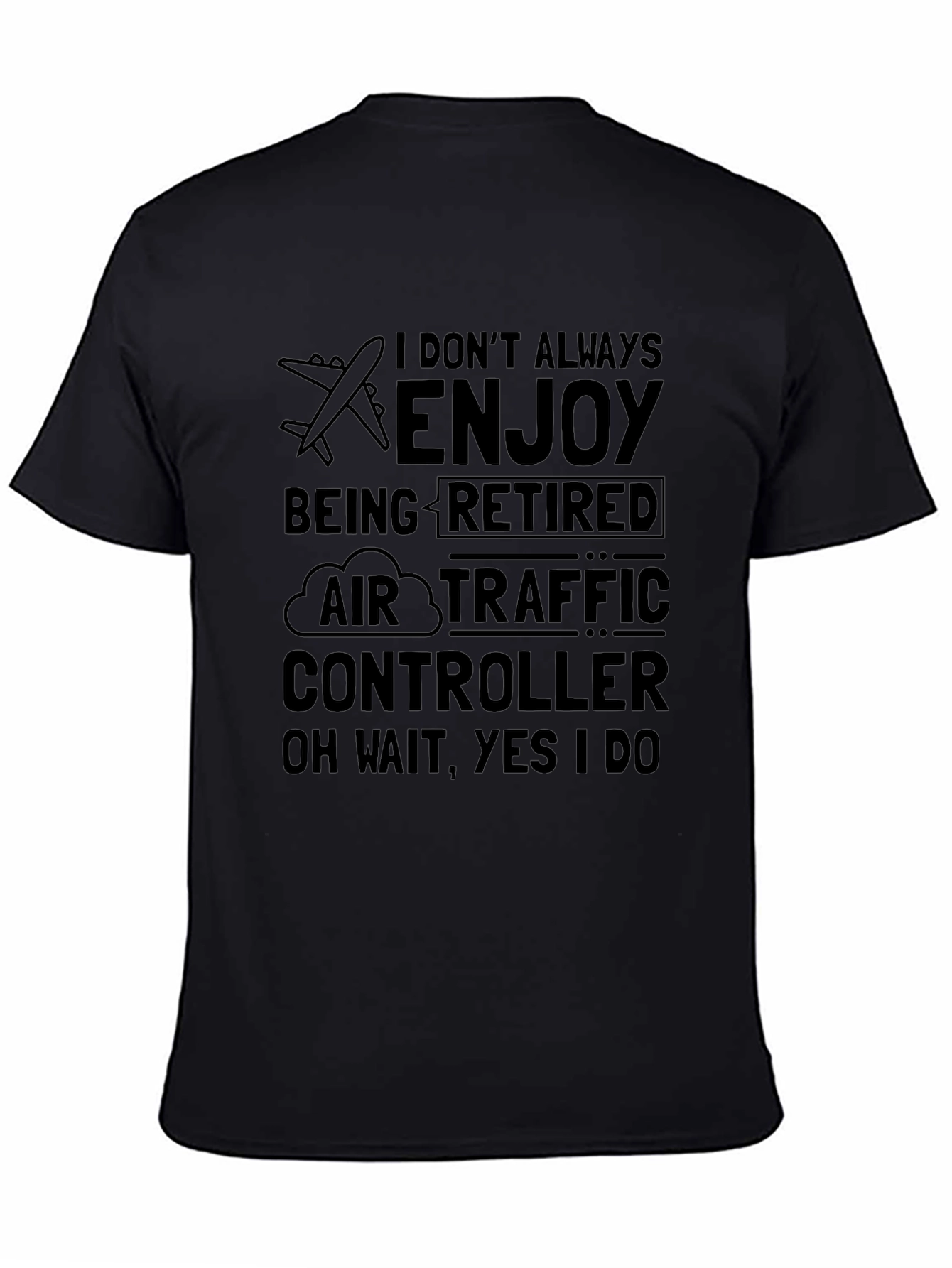 Retired Air Traffic Controller Graphic T-Shirt