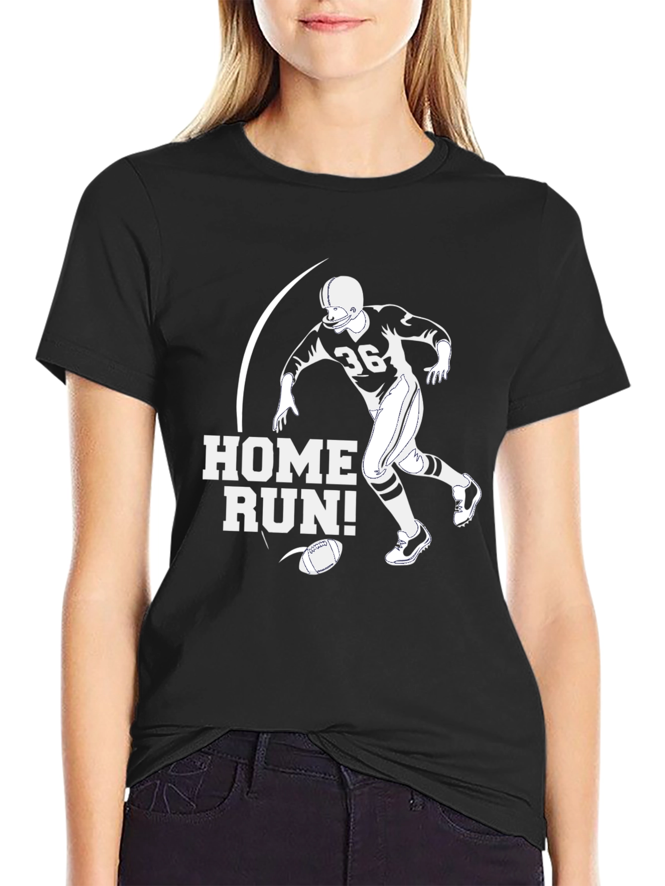 Home Run Football Graphic Tee