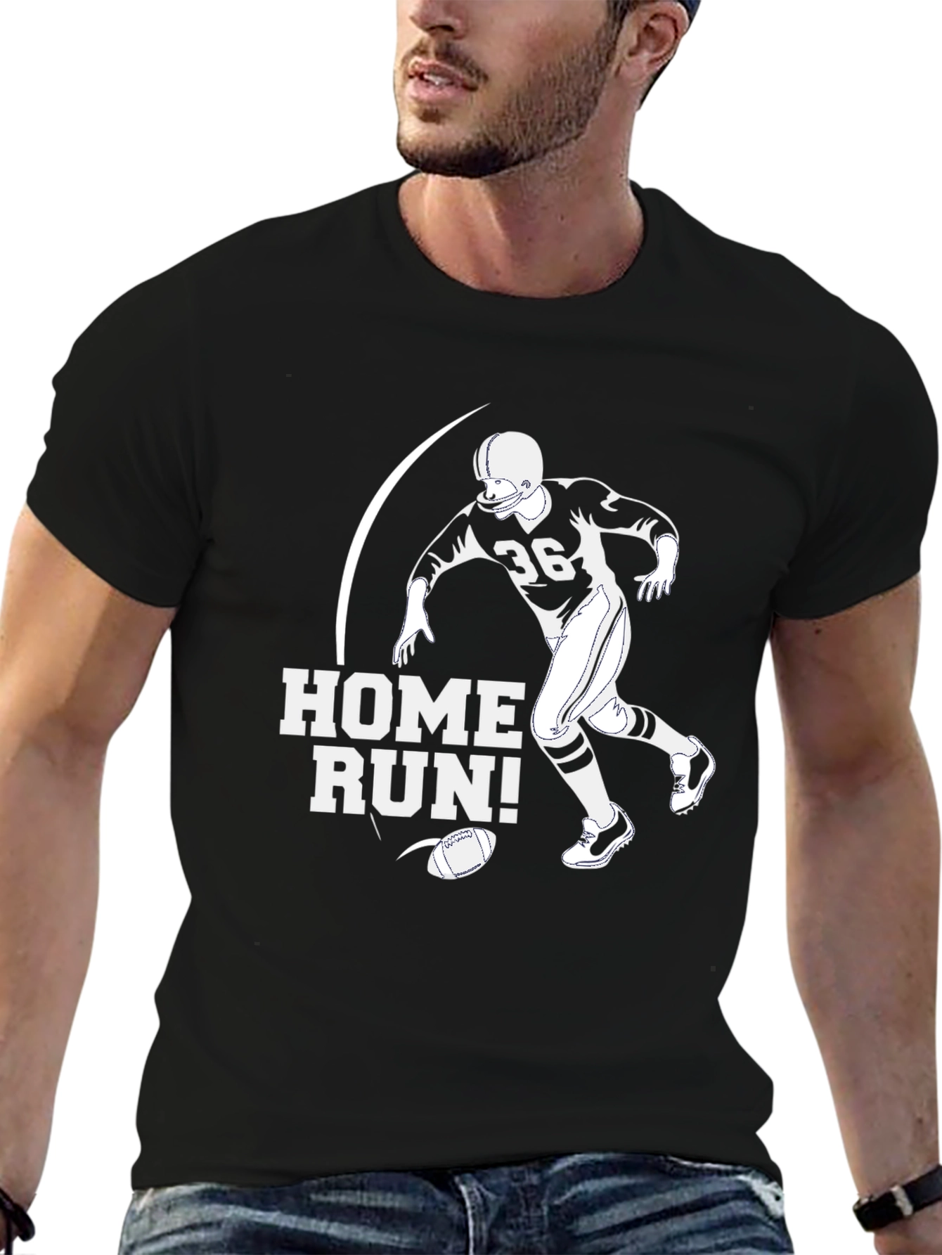 Home Run Football Graphic Tee
