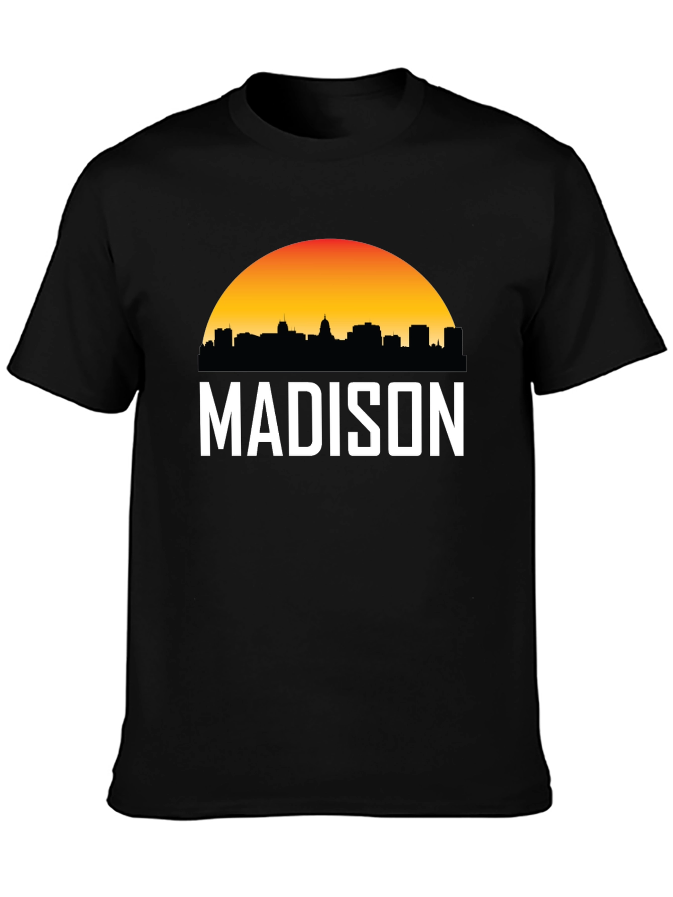 Madison Skyline T-Shirt - Sunset Graphic Tee