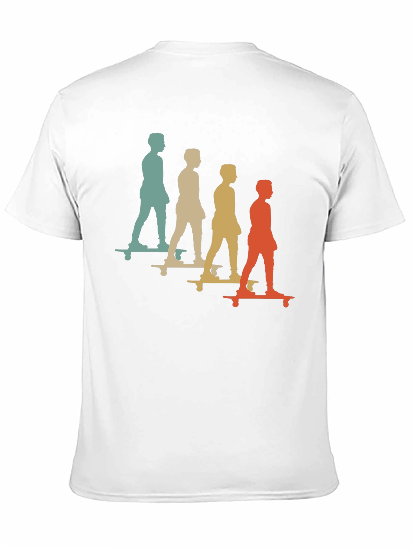 Retro Skateboarder Silhouette T-Shirt