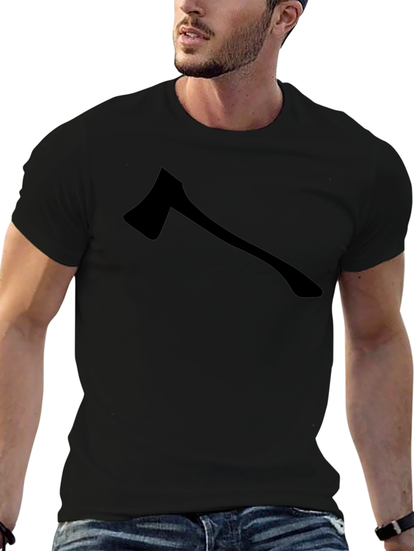 Axe Graphic Black T-Shirt - Lumberjack Style