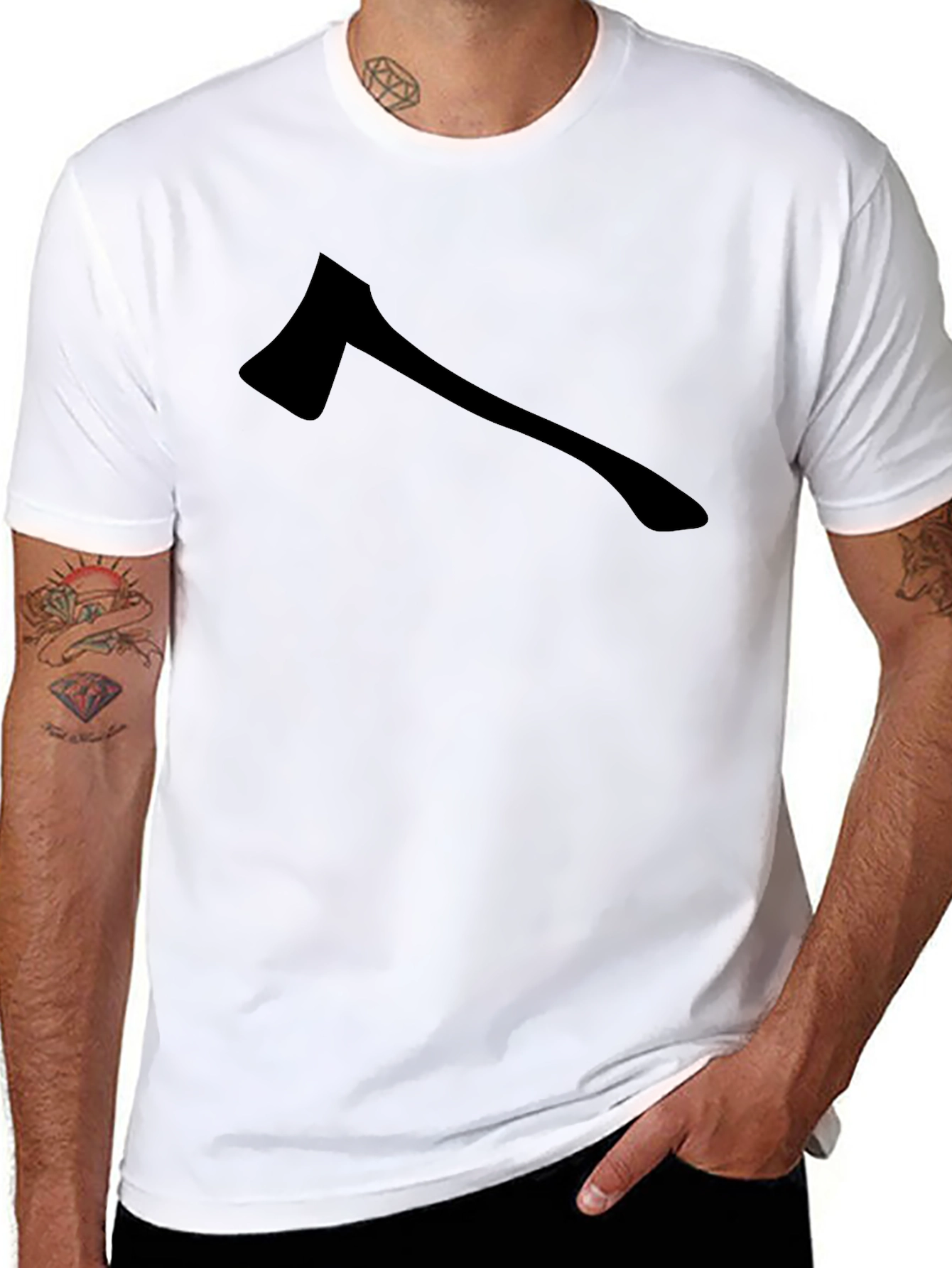 Axe Graphic Black T-Shirt - Lumberjack Style