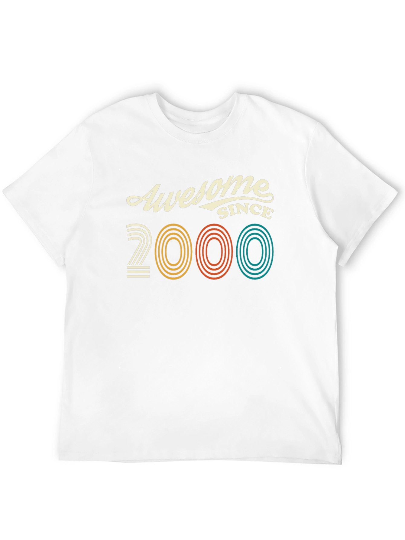 Awesome Since 2000 Black Graphic Tee