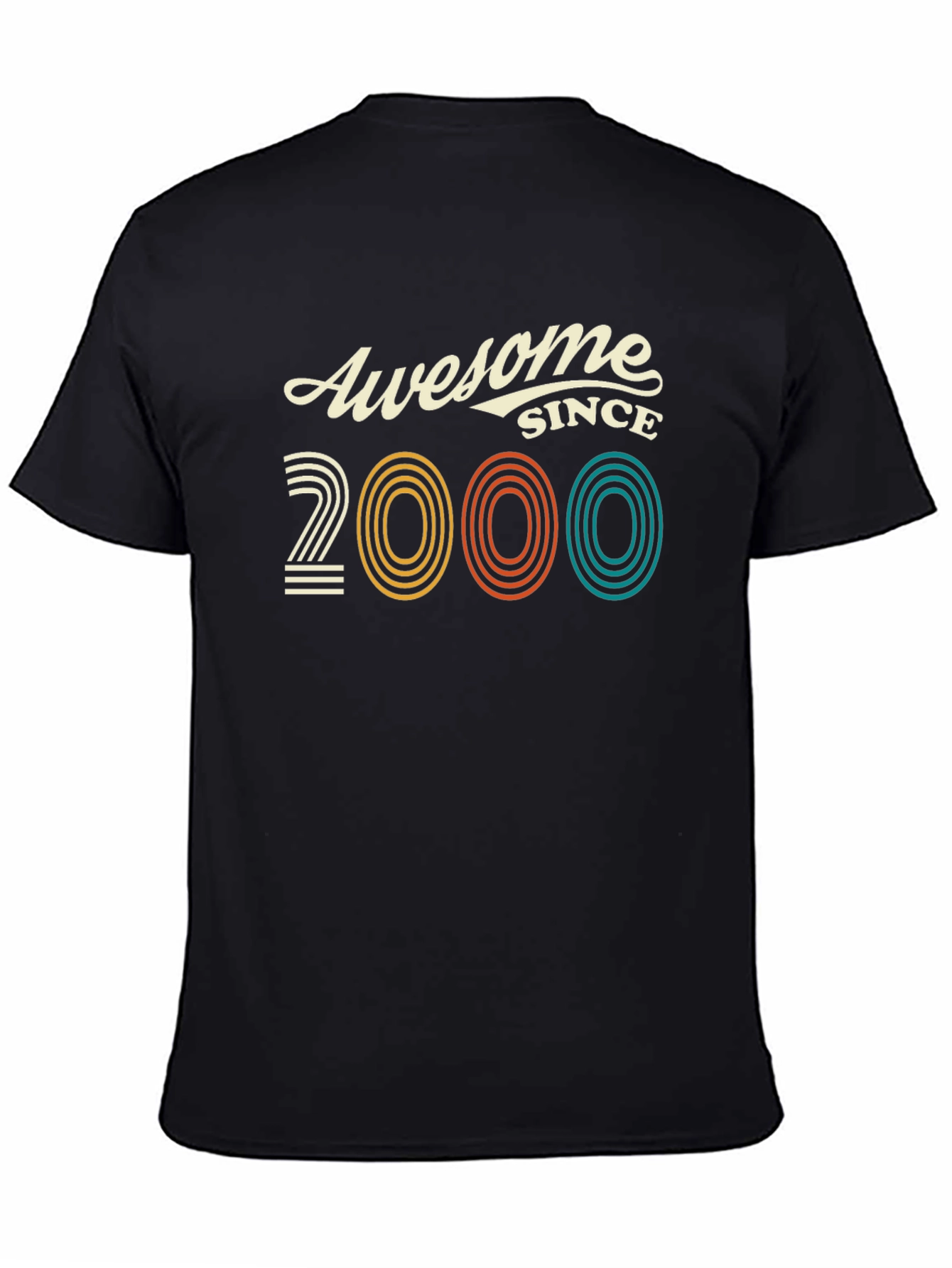 Awesome Since 2000 Black Graphic Tee
