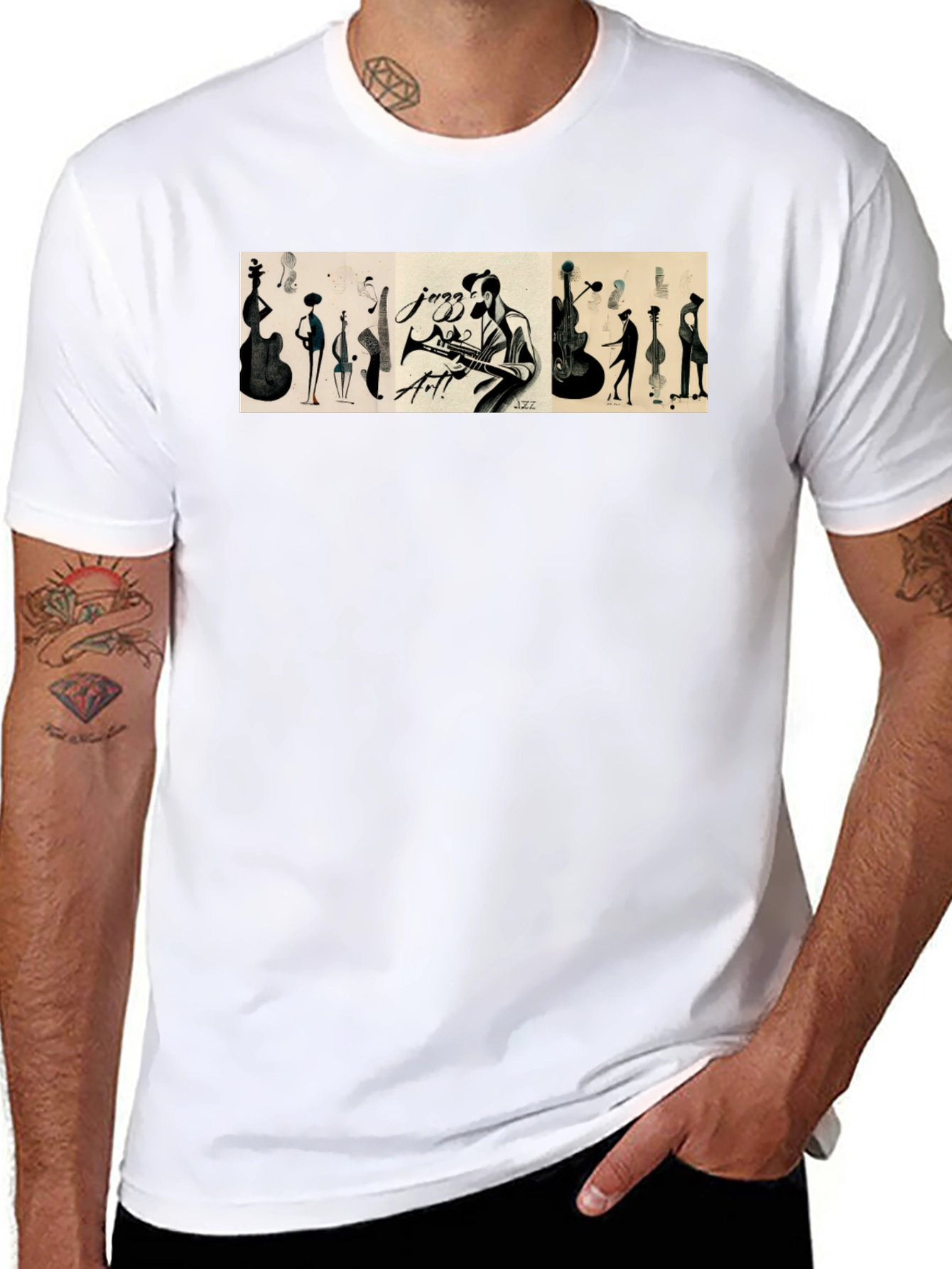 Jazz Art Graphic Tee