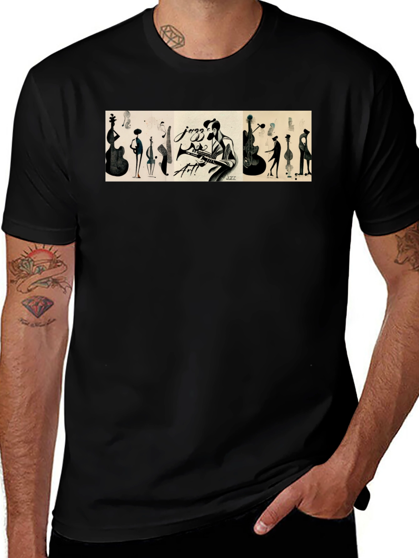 Jazz Art Graphic Tee