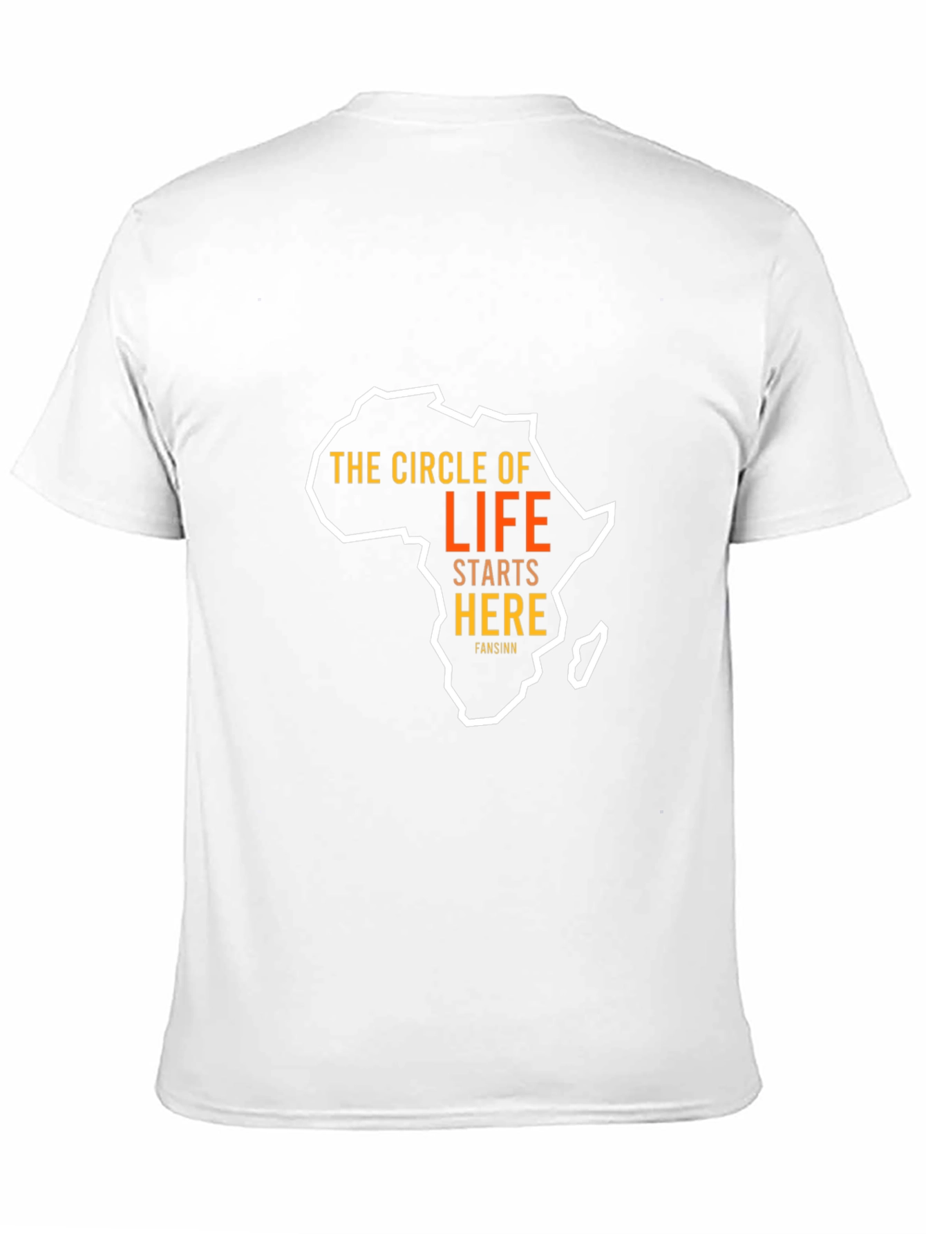 Africa Circle of Life Graphic Tee - Black